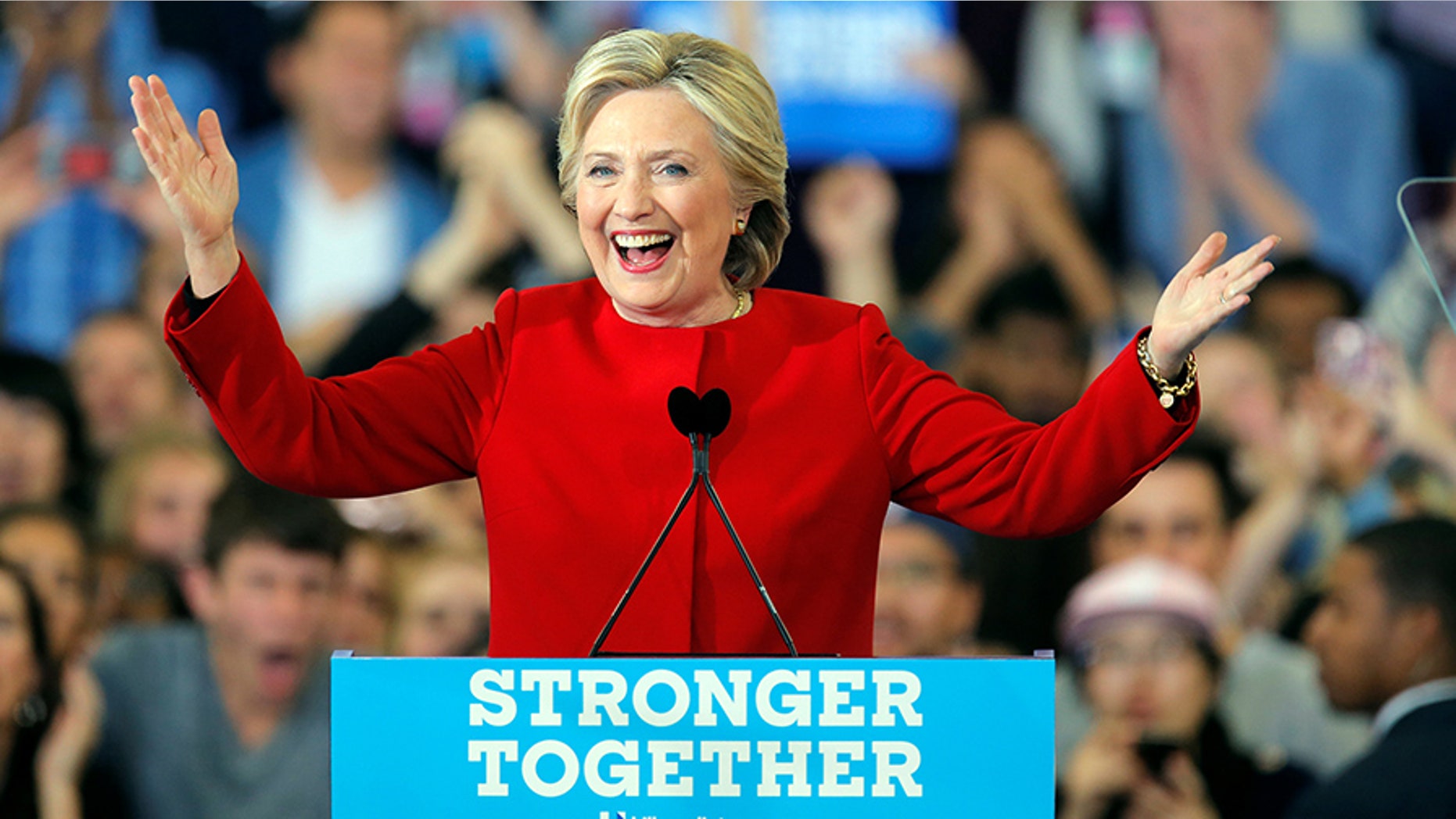 Hillary Clinton, pictured here speaking at a campaign rally on Nov. 8, 2016, was announced as Yale's 2018 Class Day Speaker.