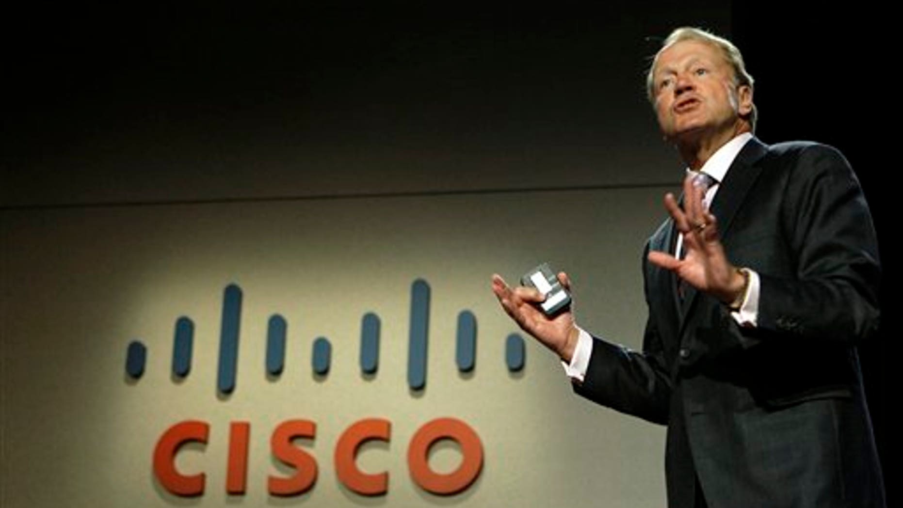 CEO of Cisco Systems Inc., John Chambers. Cisco rose 4 percent, the most of any stock in the Standard & Poor's 500 index.