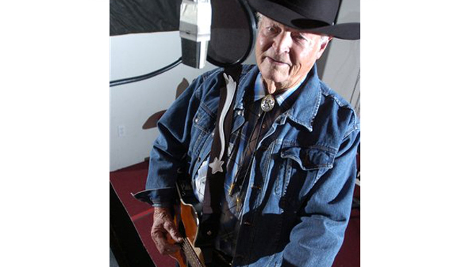 In a Dec. 17, 2007 photo Claude King works on his latest album he is recording at the Red River Studio in Shreveport, La.