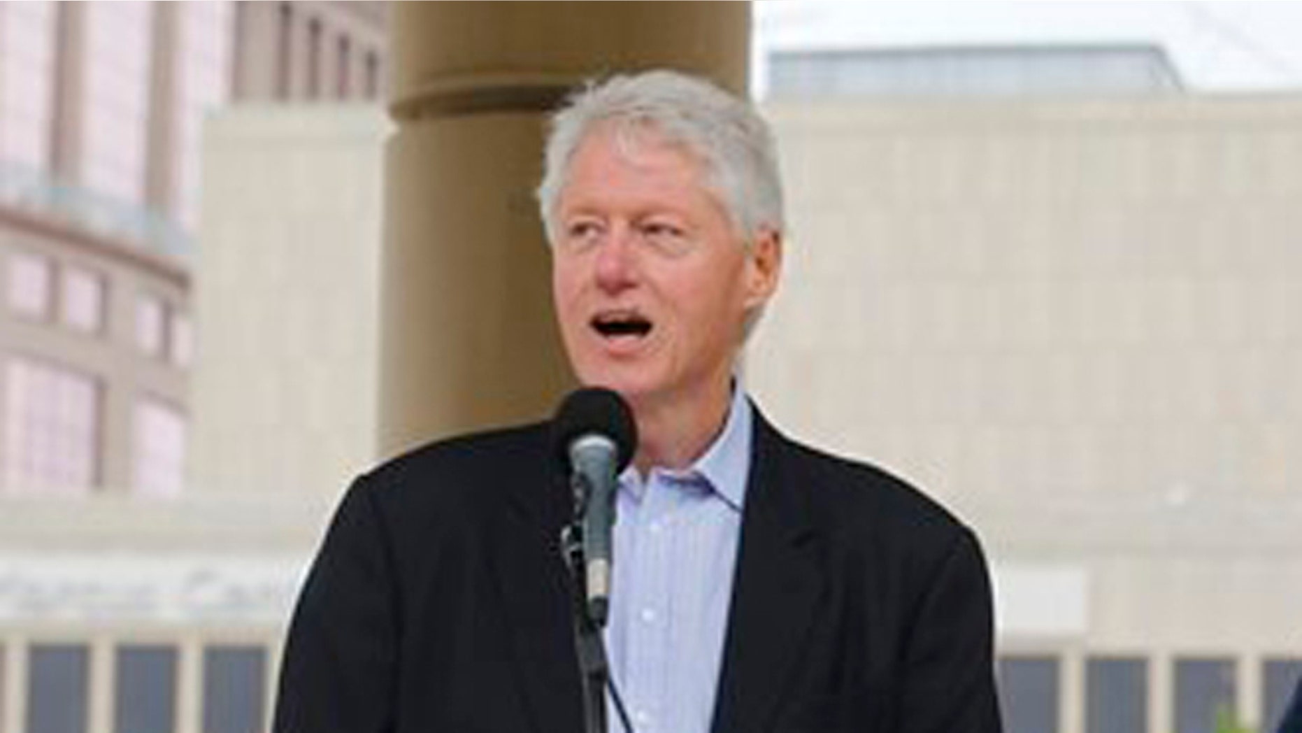 June 1, 2012: Former President Bill Clinton in Wisconsin before the recall election.