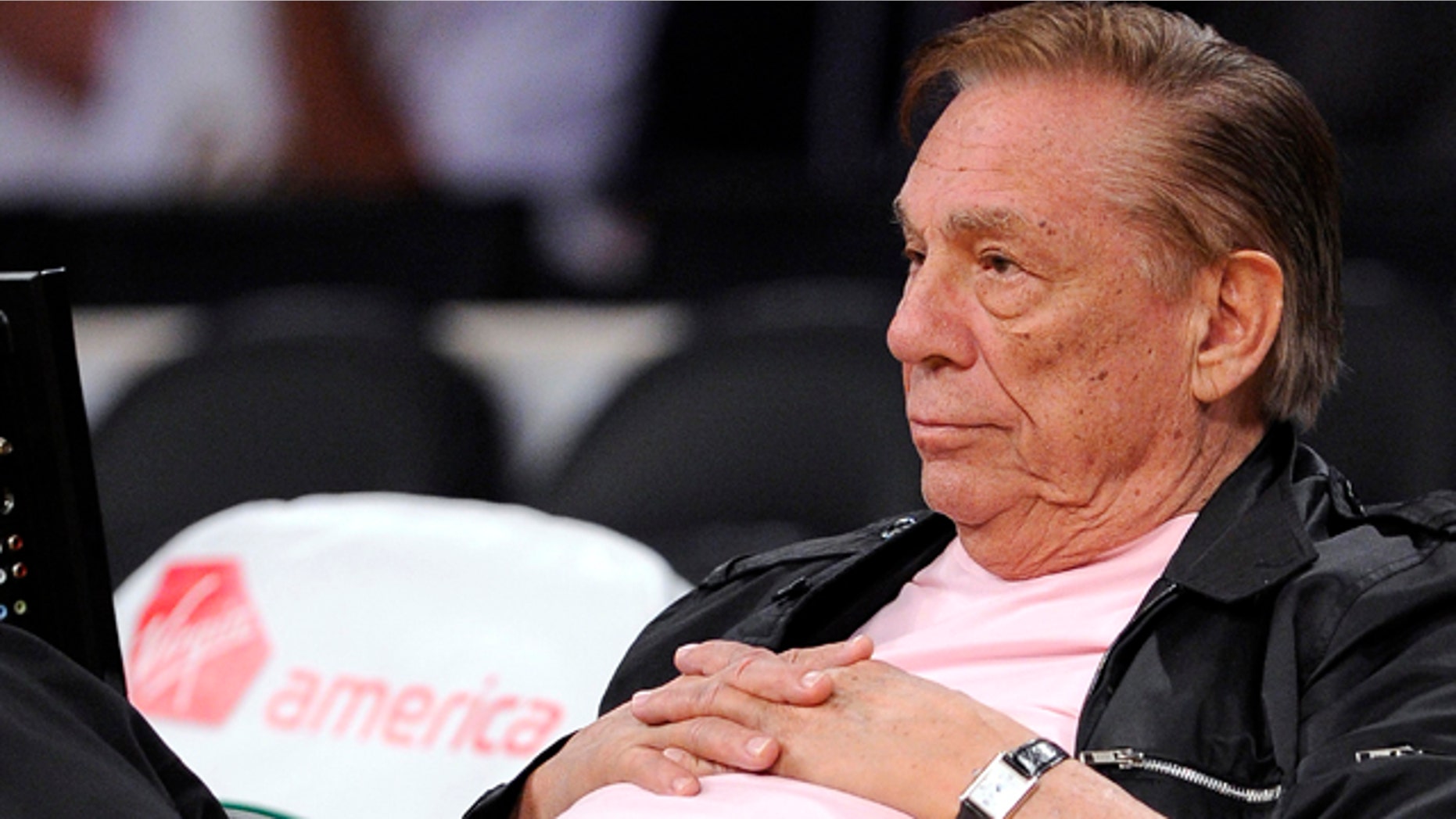FILE - In this Oct. 17, 2010 file photo, Los Angeles Clippers team owner Donald Sterling watches his team play in Los Angeles. (AP Photo/Mark J. Terrill, File)
