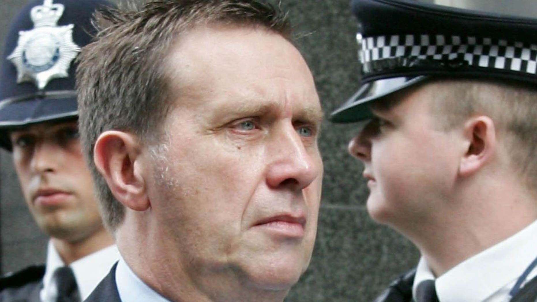 August 16, 2006: Clive Goodman, the royal editor of British tabloid Sunday newspaper News of the World, arrives at City of Westminster Magistrates Court in London. A letter from former News of the World reporter Clive Goodman obtained by the Guardian says that phone hacking was widely discussed and expressly endorsed by senior journalists at the now-defunct tabloid. The newspaper said today that the letter - written by Goodman four years ago after he was released from prison - claimed that the illegal eavesdropping was carried out with "the full knowledge and support" of the paper's leadership.