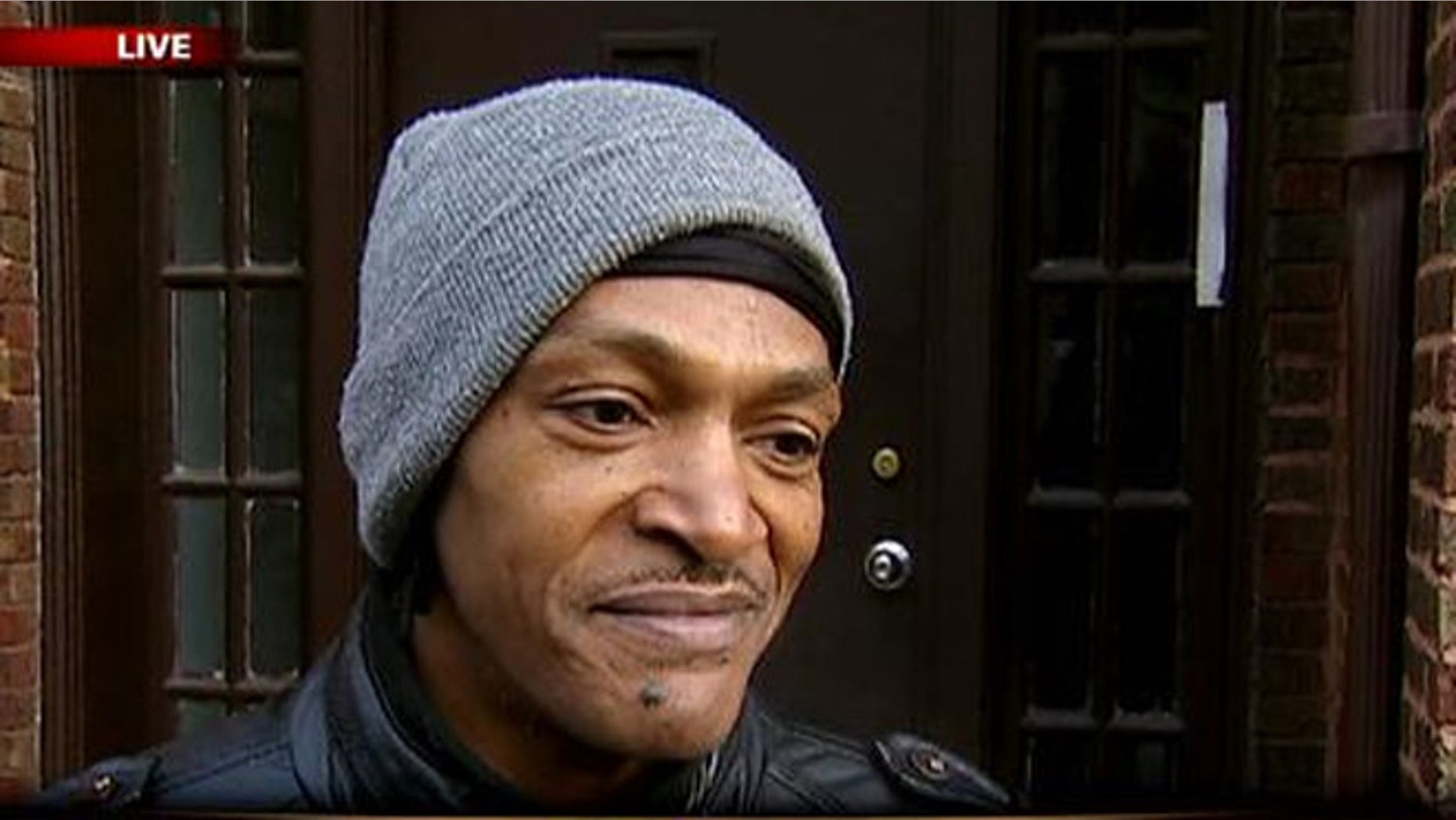 Clyde Harden has been called a hero, but says he believes a 4-year-old girl was 'being sheltered by God already.'