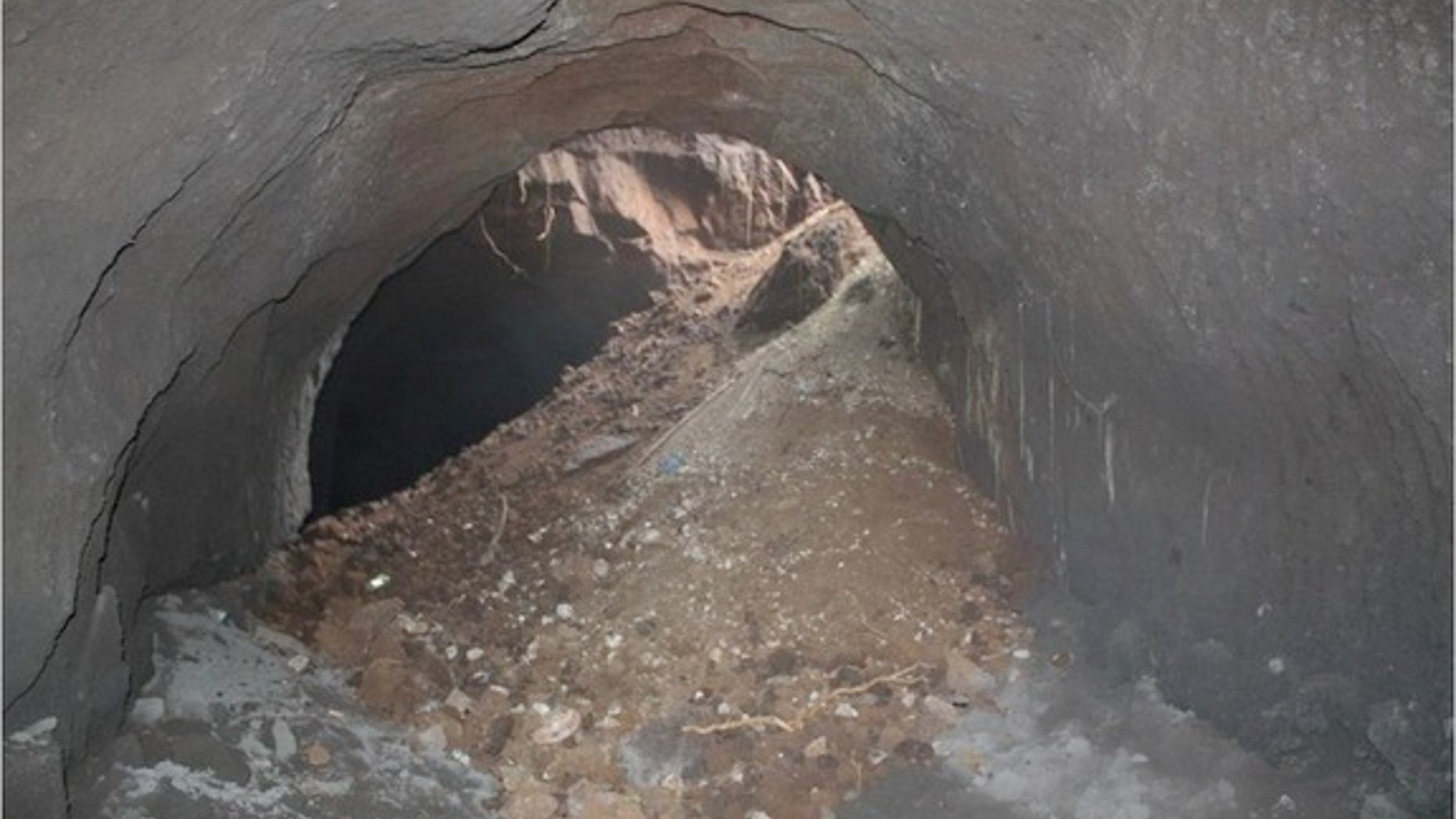 A collapsed quarry beneath Rome, caused by erosion and human activity above. These holes open suddenly over Rome's quarry network.