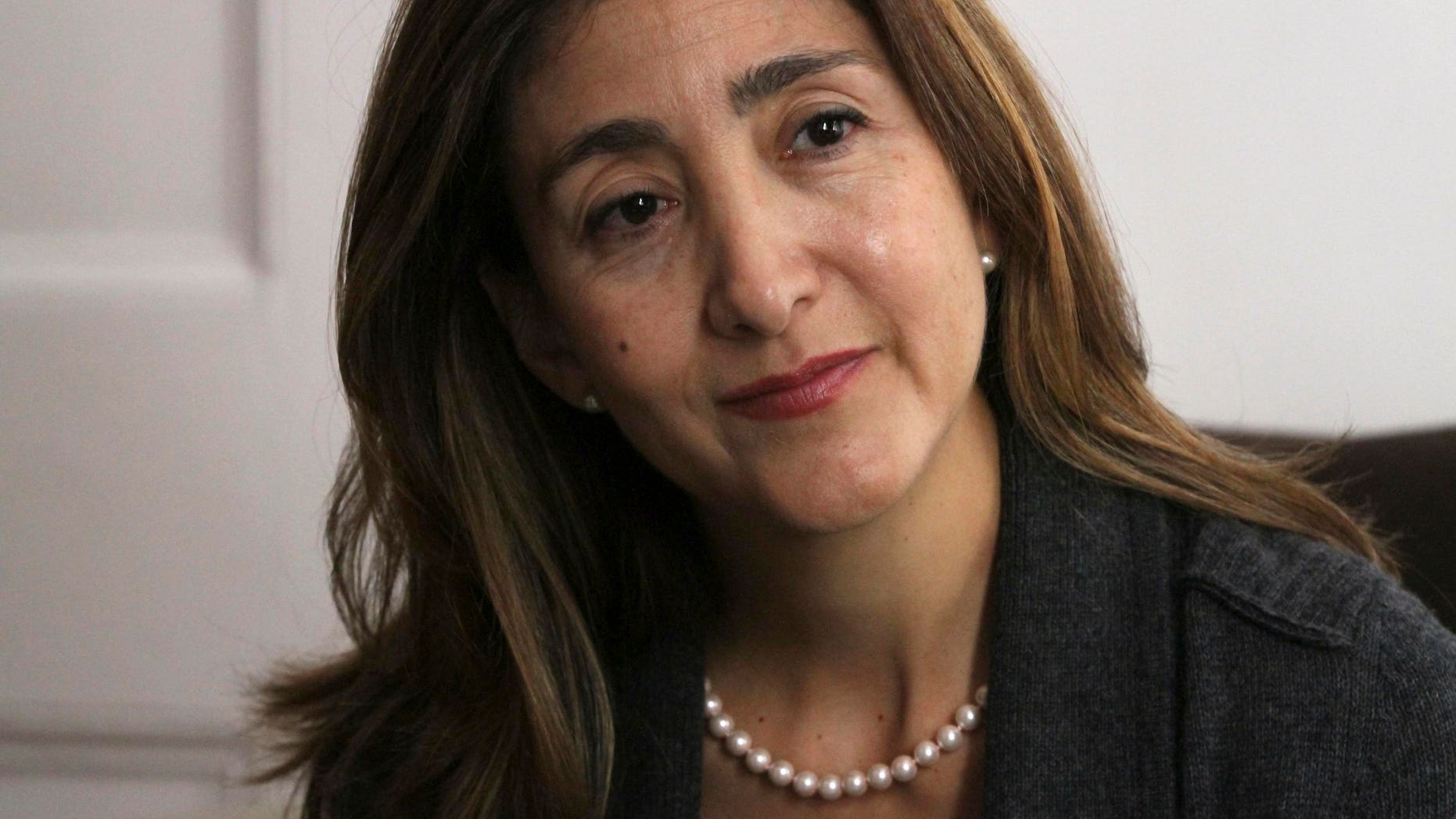 Former Colombian rebel hostage Ingrid Betancourt during an interview in New York, on Sept. 21, 2010.