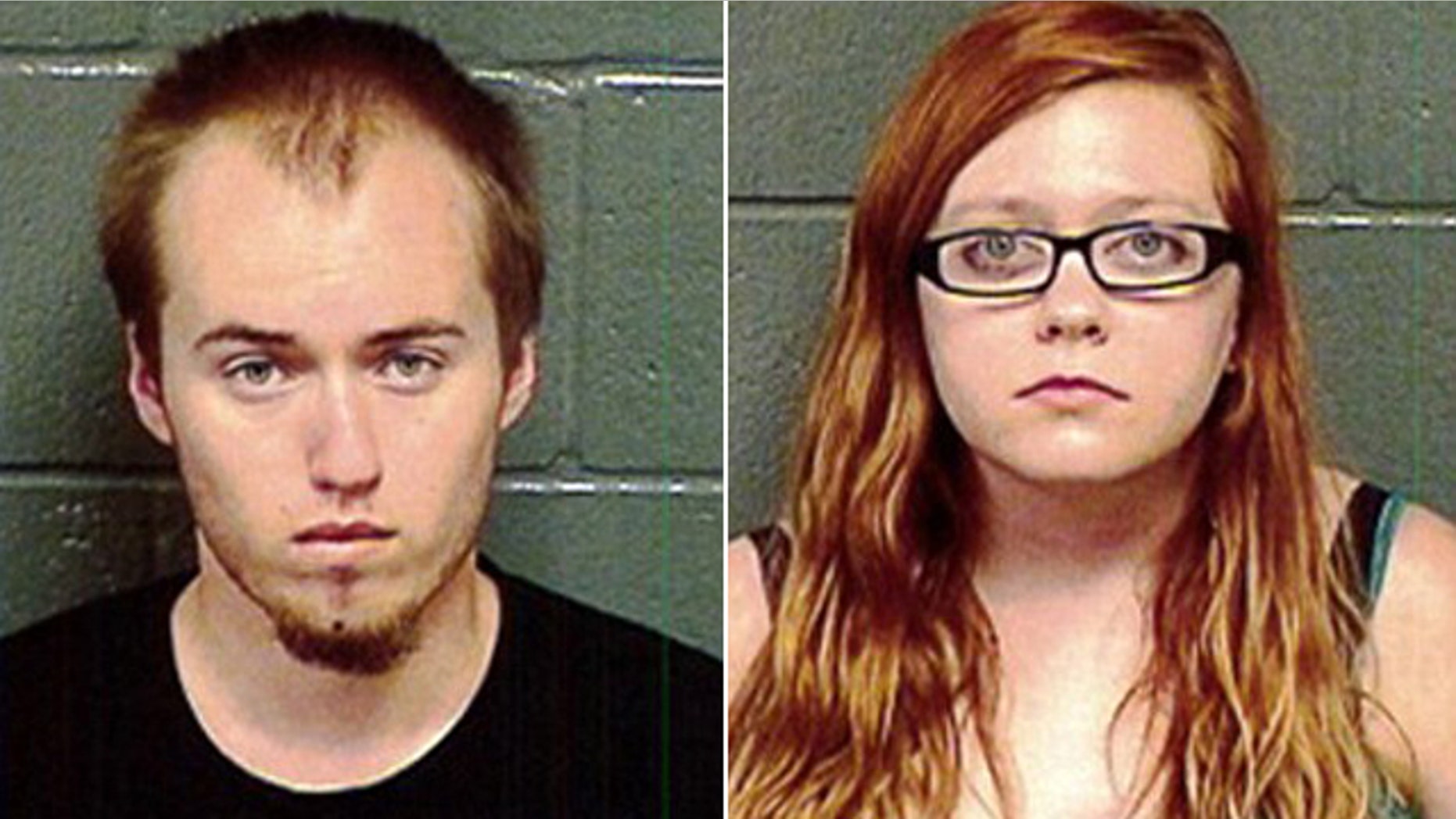 June 4, 2014: These photos show Brendan Lee Johnson, 19, and girlfriend Cassandra Ann Rieb. Both face possible first-degree murder charges in connection with deaths of Johnson's grandparents. (Reuters)