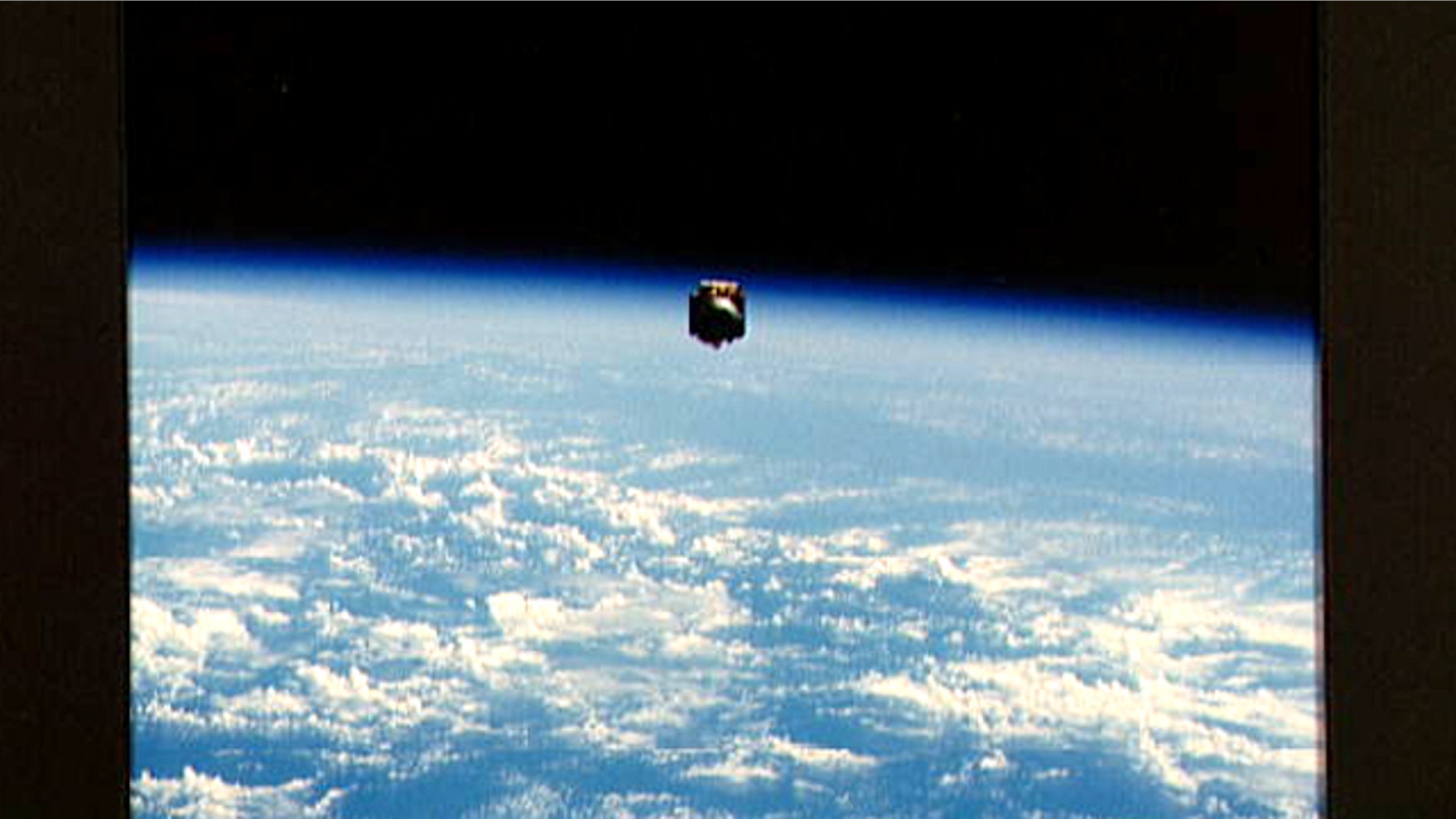 The Arabsat communications satellite after being deployed. A similar communications satellite, Galaxy 15, is drifting out of control and may interfere with cable TV service.