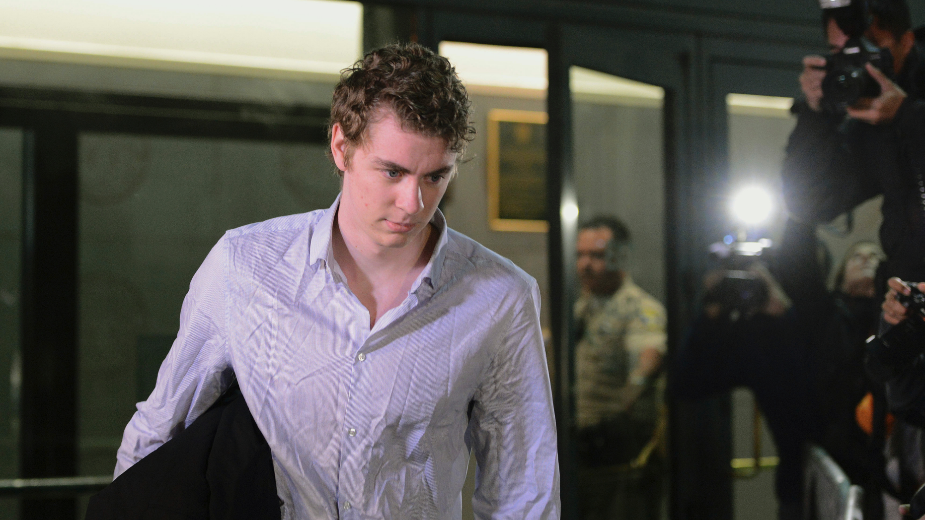 Brock Turner leaves the Santa Clara County Main Jail in San Jose, Calif., Sept. 2, 2016.