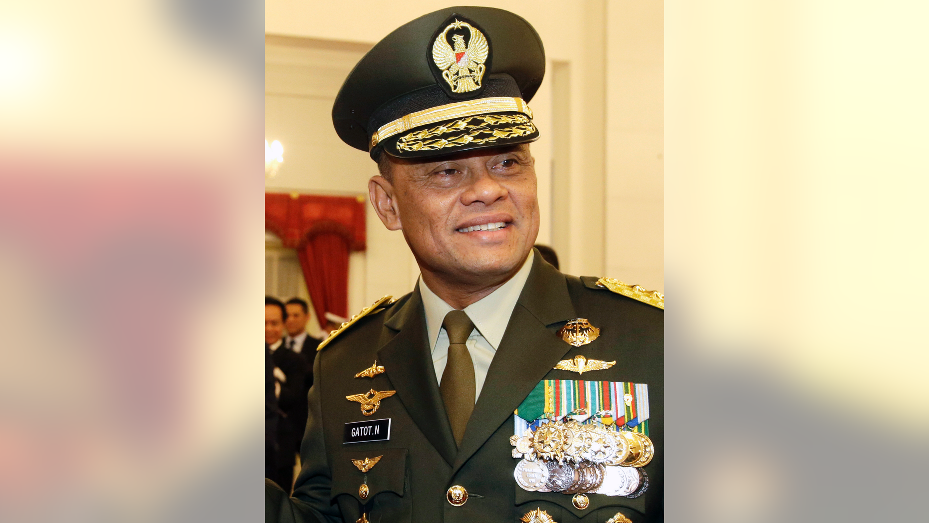 FILE: Indonesian Armed Forces Chief Gen. Gatot Nurmantyo in Jakarta, Indonesia.