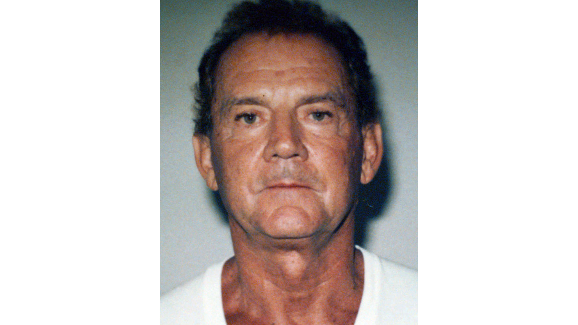 FILE - This 1995 file photo taken in West Palm Beach, Fla., and released by the FBI shows Francis P. "Cadillac Frank" Salemme, convicted of killing a nightclub owner in 1993. Salemme faces life in prison when he is sentenced in federal court on Thursday, Sept. 13, 2018, in Boston. (Federal Bureau of Investigation via AP, File)