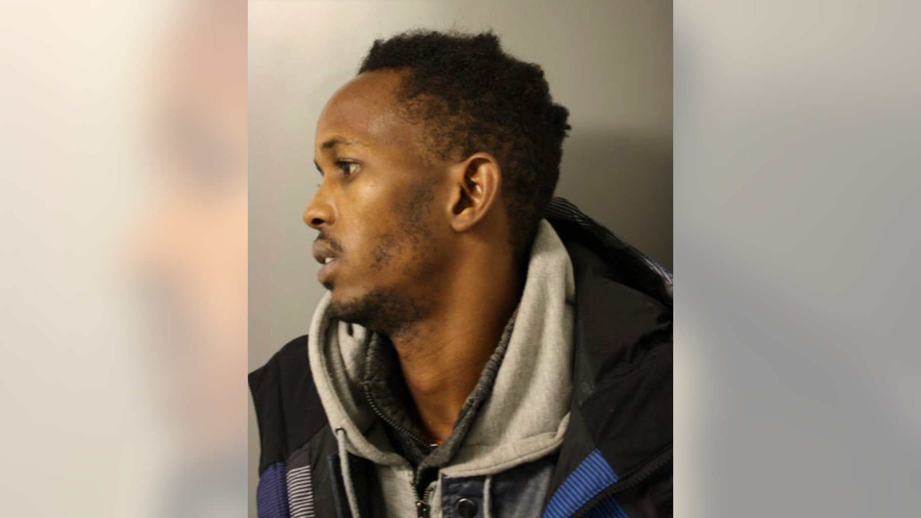 This photo provided by Shelburne police shows Abukar Ibrahim. Police say Ibrahim used a machete to attack a woman in her 70s, Friday, Jan. 5, 2018, as she delivered meals to a motel being used as emergency housing for the homeless.