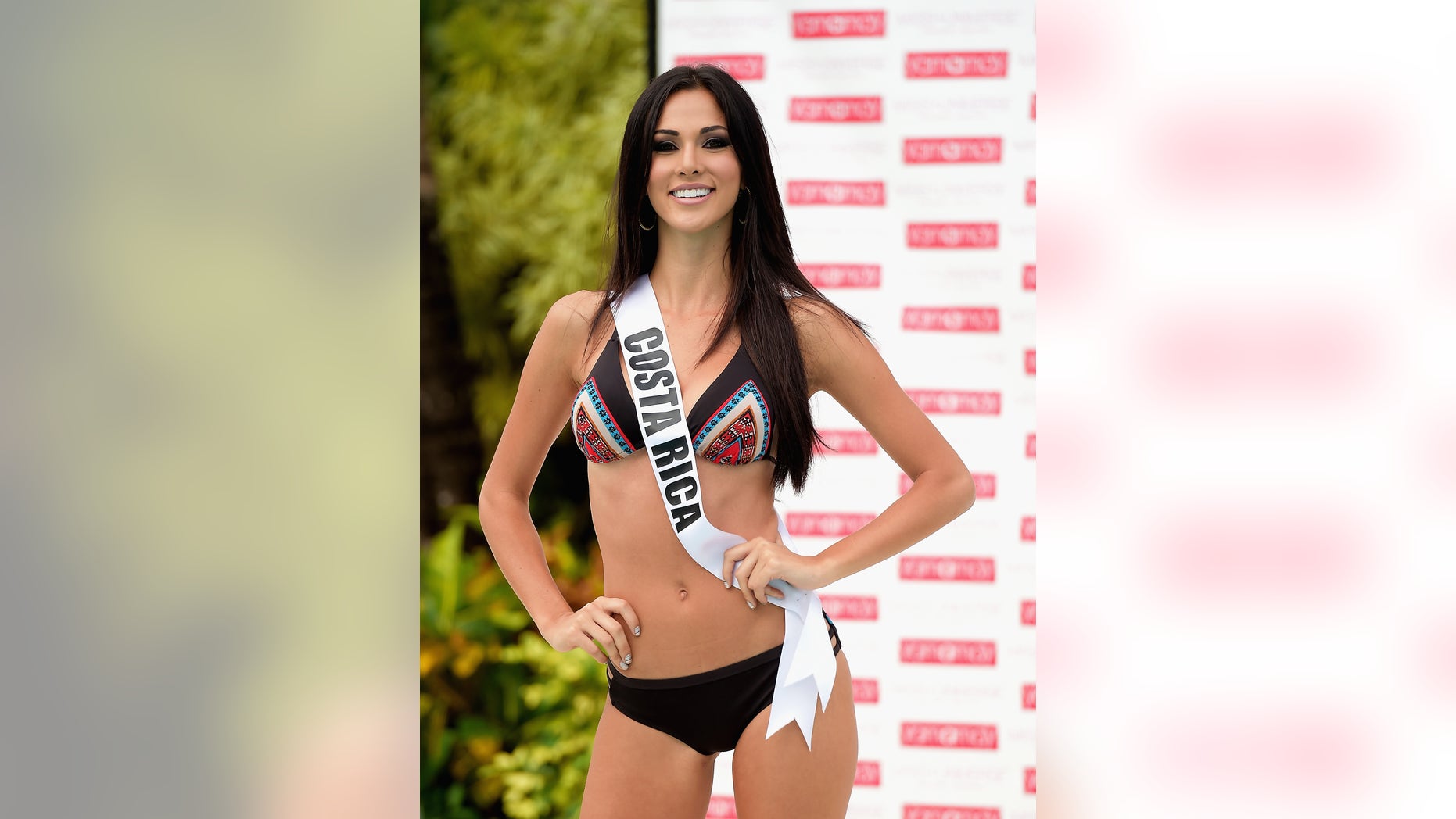 DORAL, FL - JANUARY 14: Miss Costa Rica Karina Ramos participates in Miss Universe - Yamamay Swimsuit Runway Show at Trump National Doral on January 14, 2015 in Doral, Florida. (Photo by Gustavo Caballero/Getty Images)