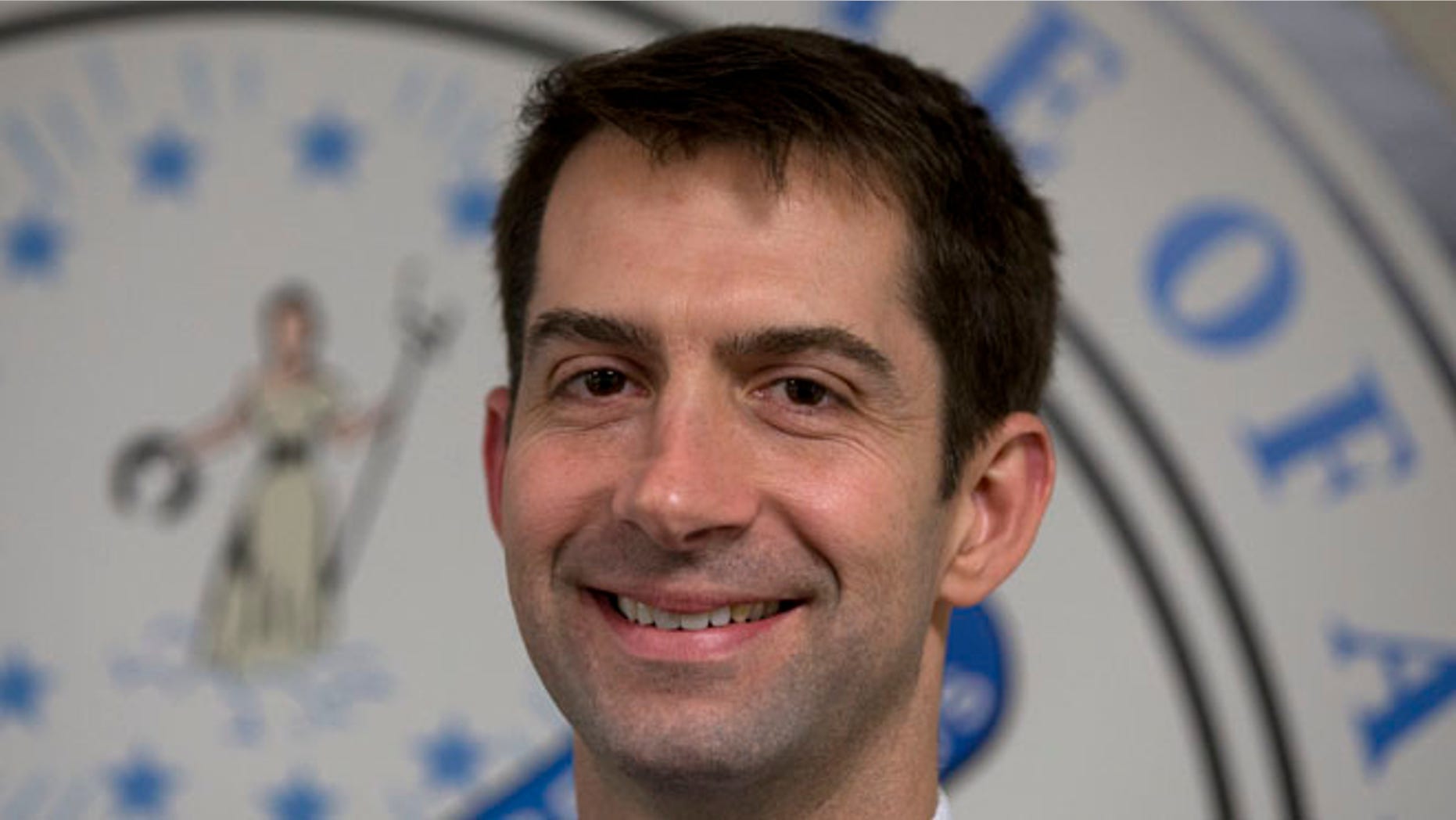 FILE: March 11, 2015: Sen. Tom Cotton, R-Ark. on Capitol Hill in Washington, D.C.
