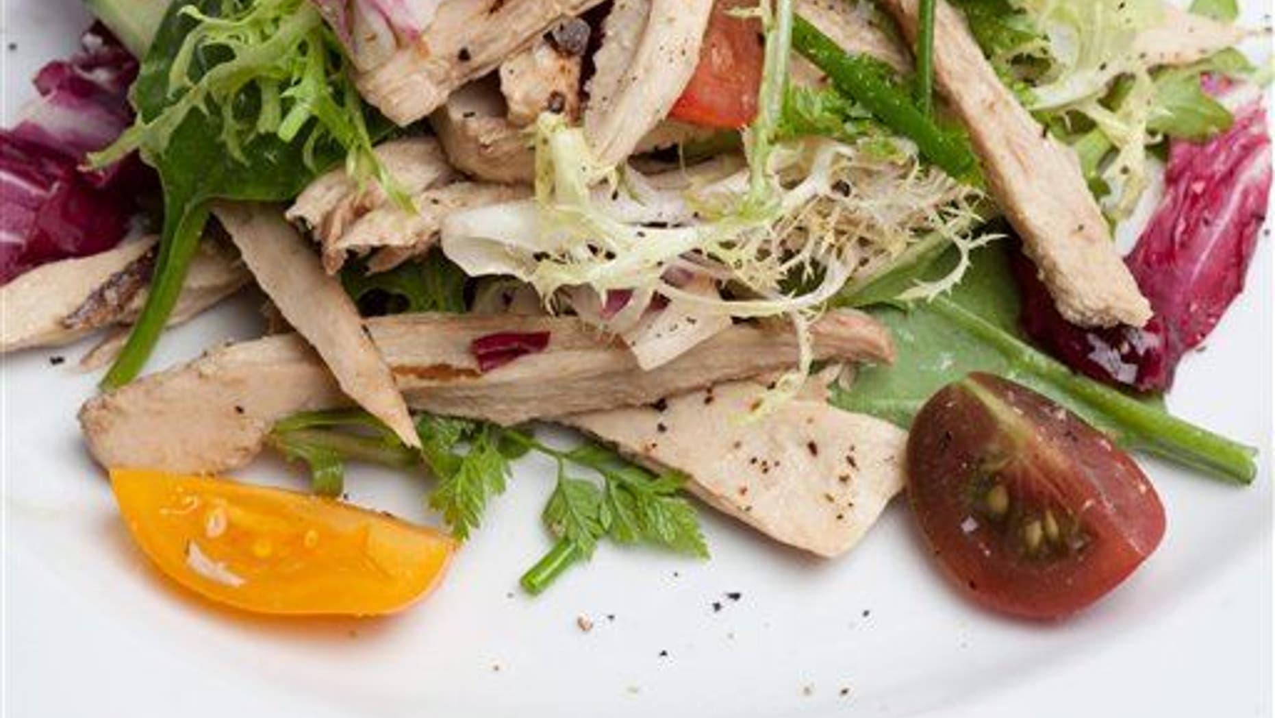 Beyond Meat's chicken-free strips are seen here.