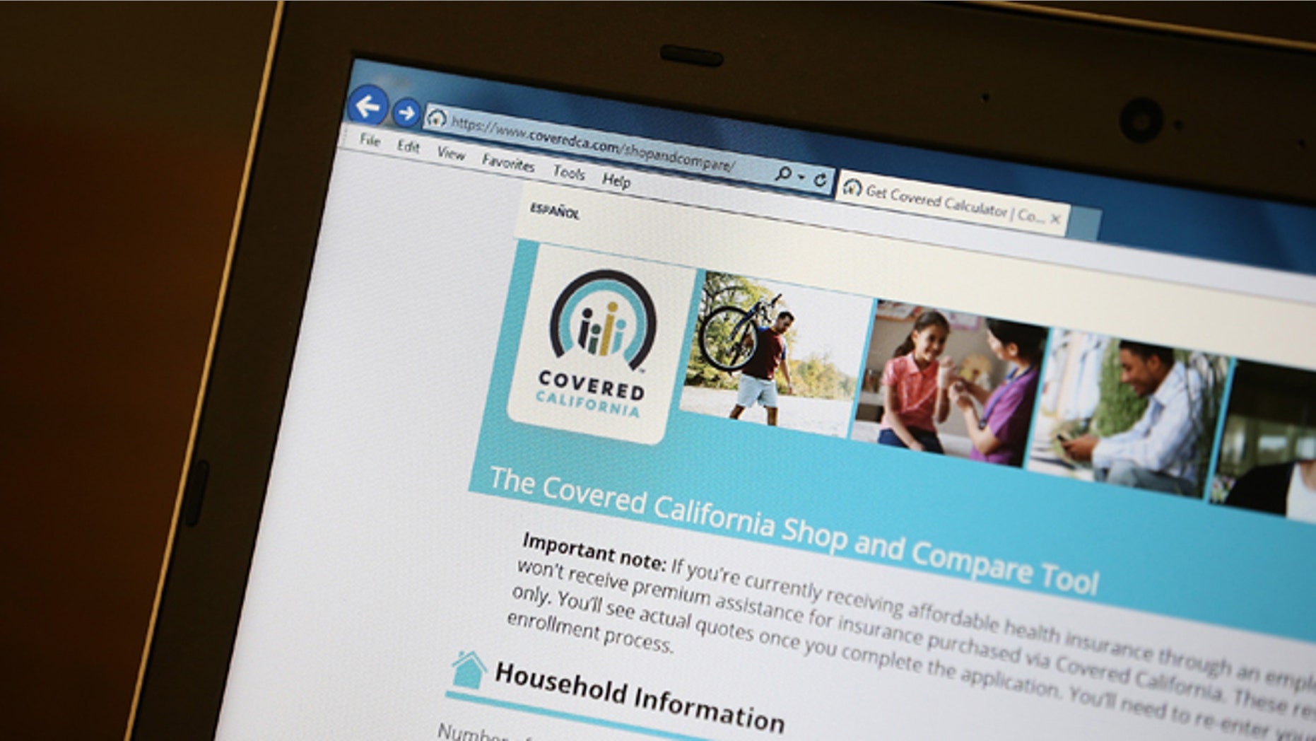 SAN FRANCISCO, CA - MARCH 18: The Covered California website is displayed during a healthcare enrollment fair at the office of SEIU-United Healthcare Workers West on March 18, 2014 in San Francisco, California. With less than two weeks to go before the deadline to sign up for healthcare, SEIU-United Healthcare Workers West (SEIU-UHW) held a free healthcare enrollment fair to help people sign up for free and low-cost health coverage through Medi-Cal or Covered California. (Photo by Justin Sullivan/Getty Images)
