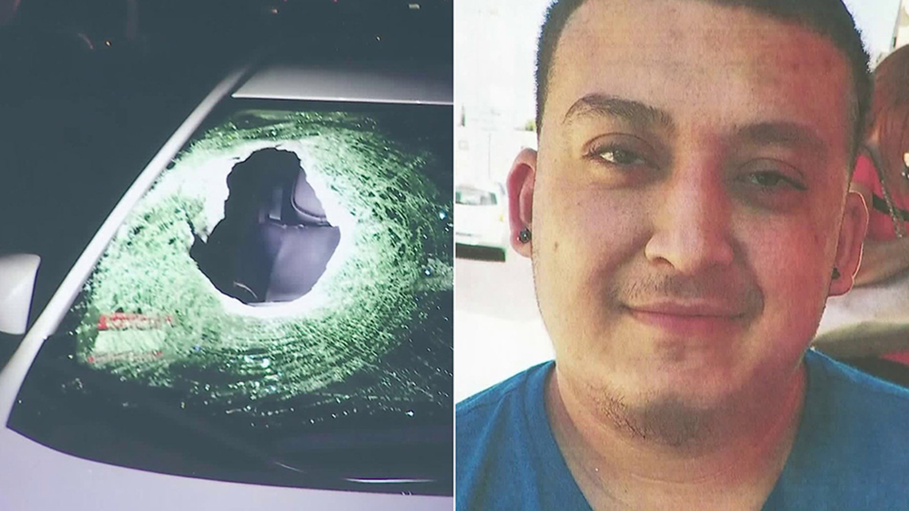 Authorities in California are offering a $20,000 reward for information after Christopher Lopez, 23, was killed when a large boulder was thrown off an overpass on the 134 Freeway in Pasadena.