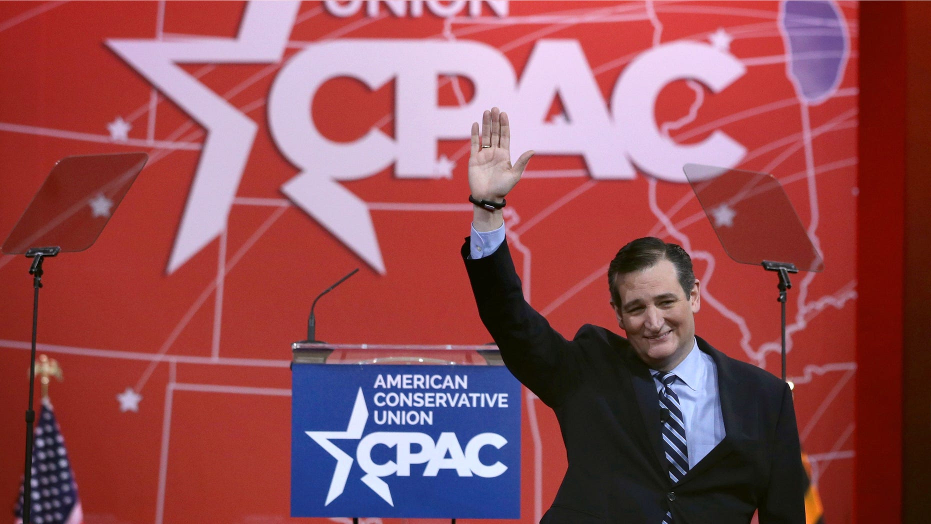 NATIONAL HARBOR, MD - FEBRUARY 26: U.S. Sen. Ted Cruz (R-TX) addresses the 42nd annual Conservative Political Action Conference (CPAC) February 26, 2015 in National Harbor, Maryland. Conservative activists attended the annual political conference to discuss their agenda. (Photo by Alex Wong/Getty Images)