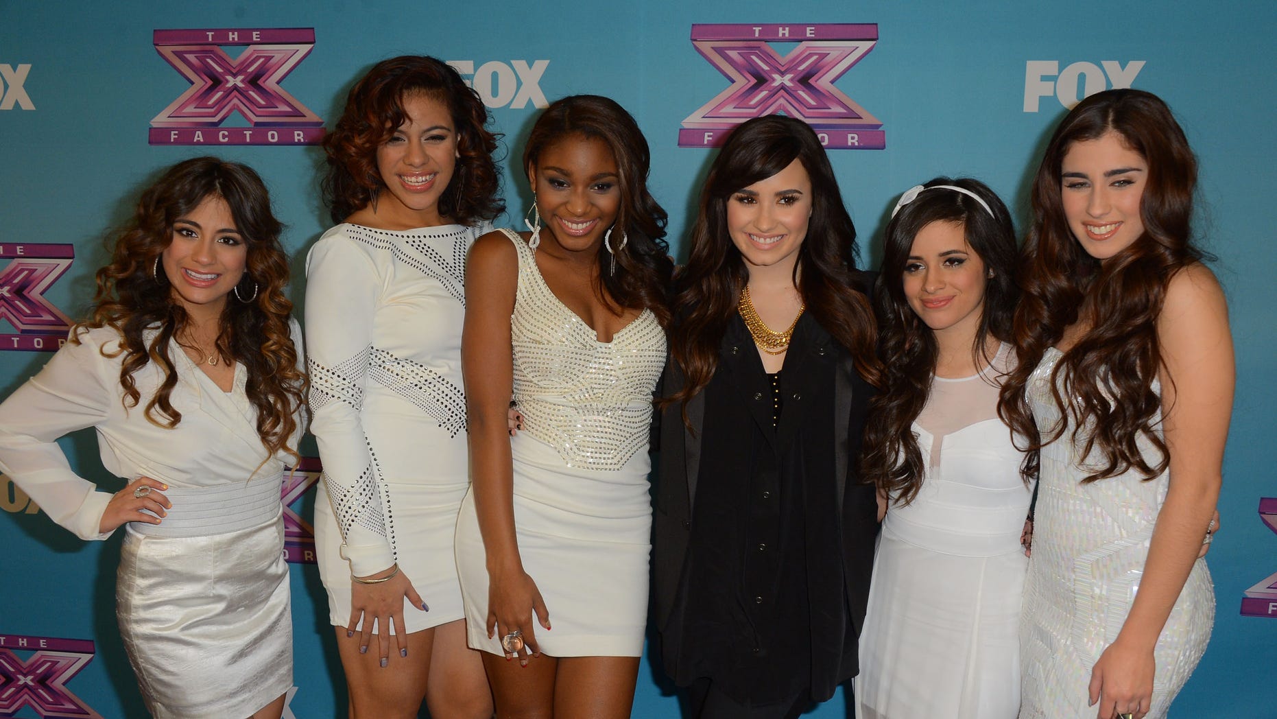 Dec. 19, 2012: Finalist Fifth Harmony arrive at Fox's "The X Factor" Season Finale Night 1 at CBS Televison City in Los Angeles, Calif.