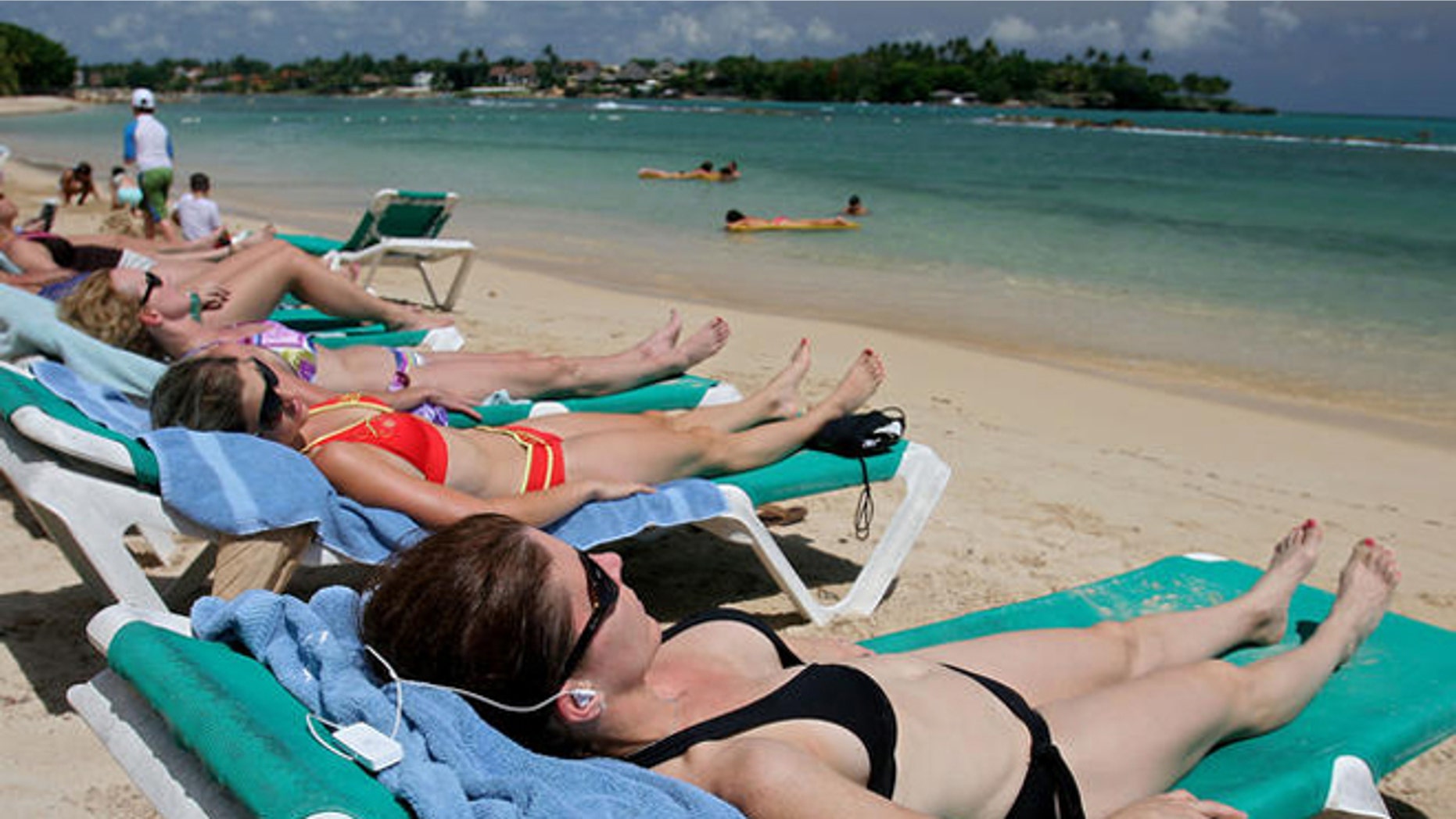 American tourists at the Casa de Campo resort in La Romana, 70 miles east of Santo Domingo, Dominican Republic.