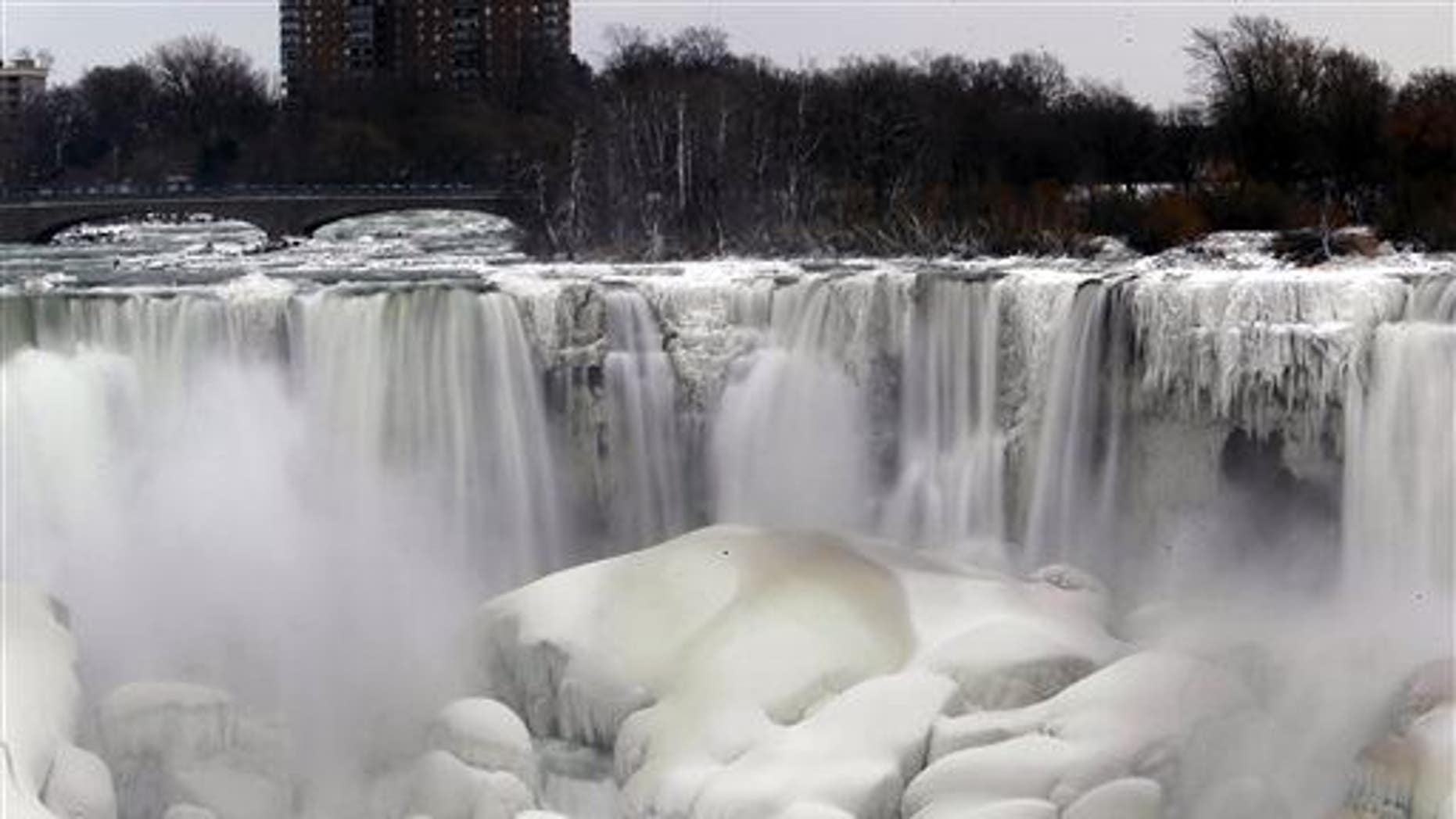 scale frozen waterfall tours