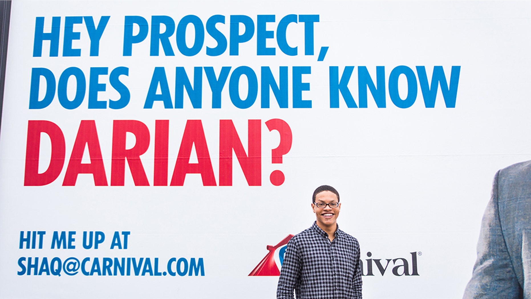 Darian Lipscomb received a free cruise from Carnival Cruise Line in exchange for his Snapchat handle.