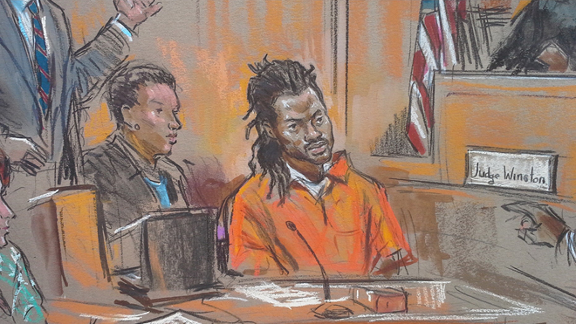 Daron Wint, the man charged with the brutal murders of a Washington D.C. family and their housekeeper.