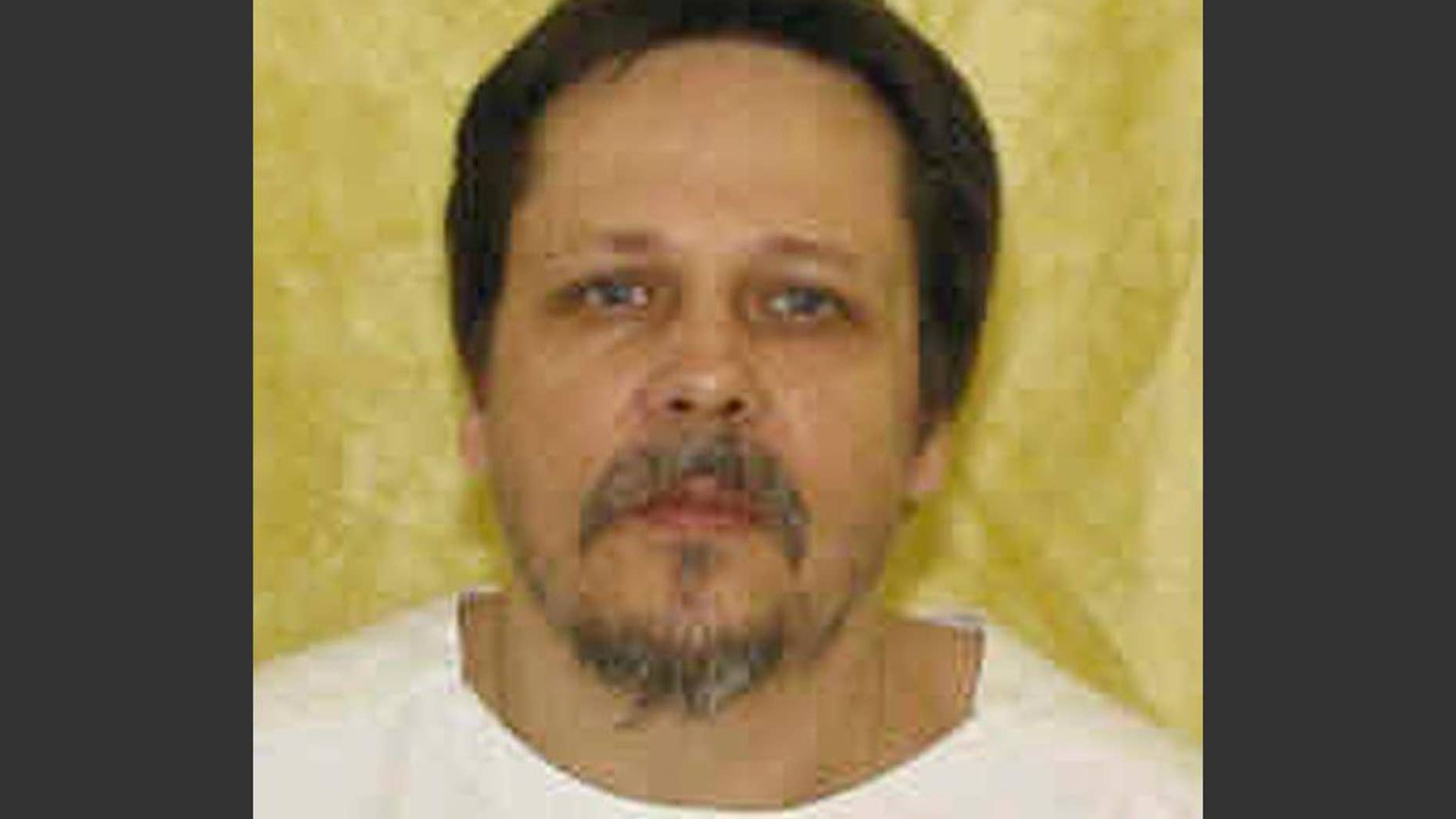 FILE - This undated file photo provided by the Ohio Department of Rehabilitation and Correction shows Dennis McGuire. Ohio is shielding interviews with about 20 prison employees involved in the fitful January execution of McGuire, an inmate who repeatedly gasped and snorted as he was put to death with a never-tried drug method. The Department of Rehabilitation and Correction says lawyers with the Attorney General’s Office interviewed the employees after the Jan. 16 execution of McGuire. (AP Photo/Ohio Department of Rehabilitation and Correction, File)