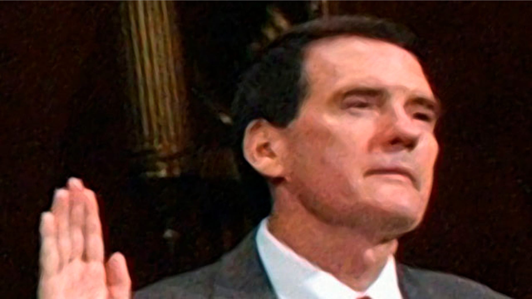 April 3, 2006: Arizona Federal District Judge John McCarthy Roll appears before the Senate Judiciary Committee on Capitol Hill to discuss immigration litigation reduction