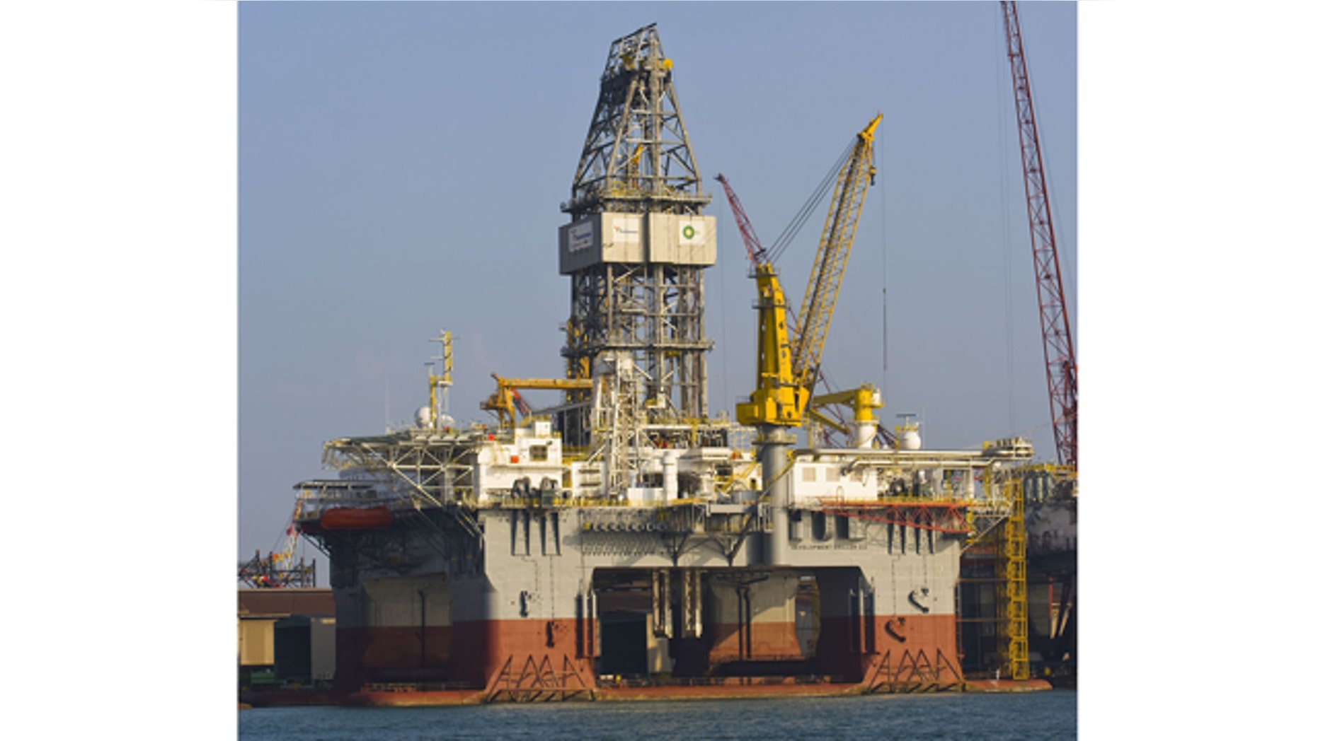 The ultra-deepwater semisubmersible rig Development Drill III begins operations for drilling a relief well Monday, May 3, 2010.