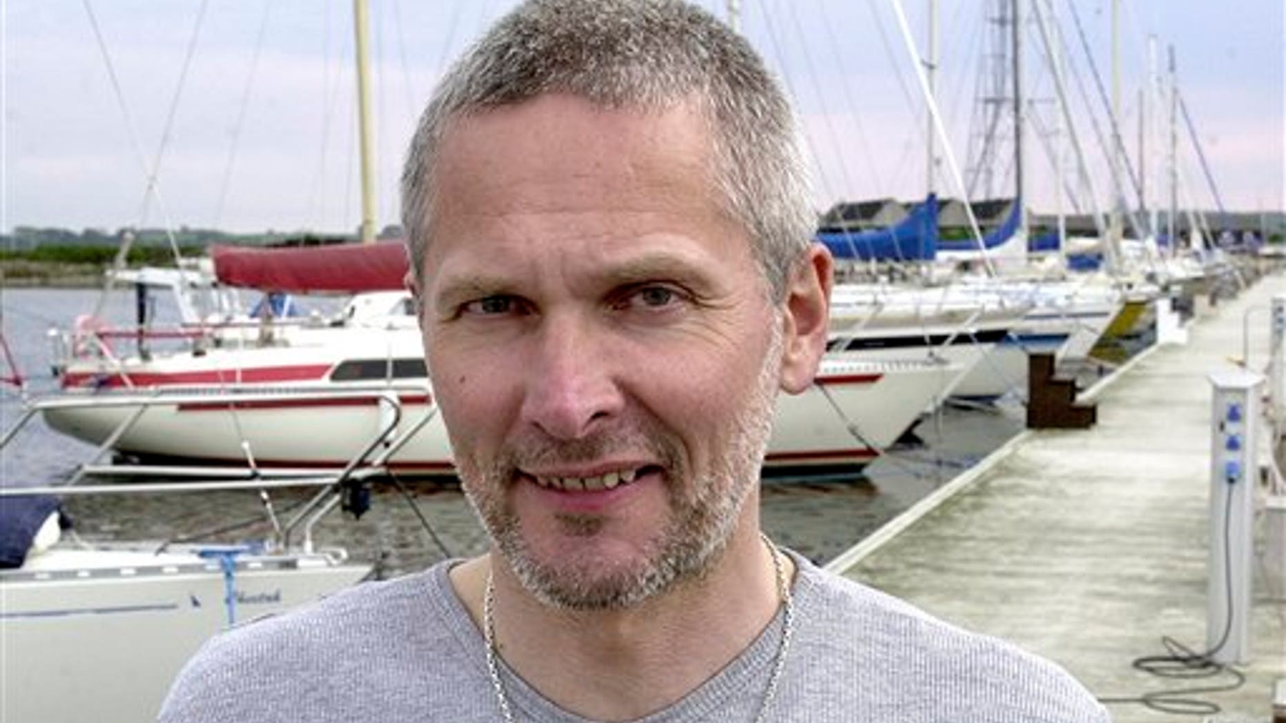 May 2004: Jan Quist Johansen in the harbor of Kalundborg, Denmark.