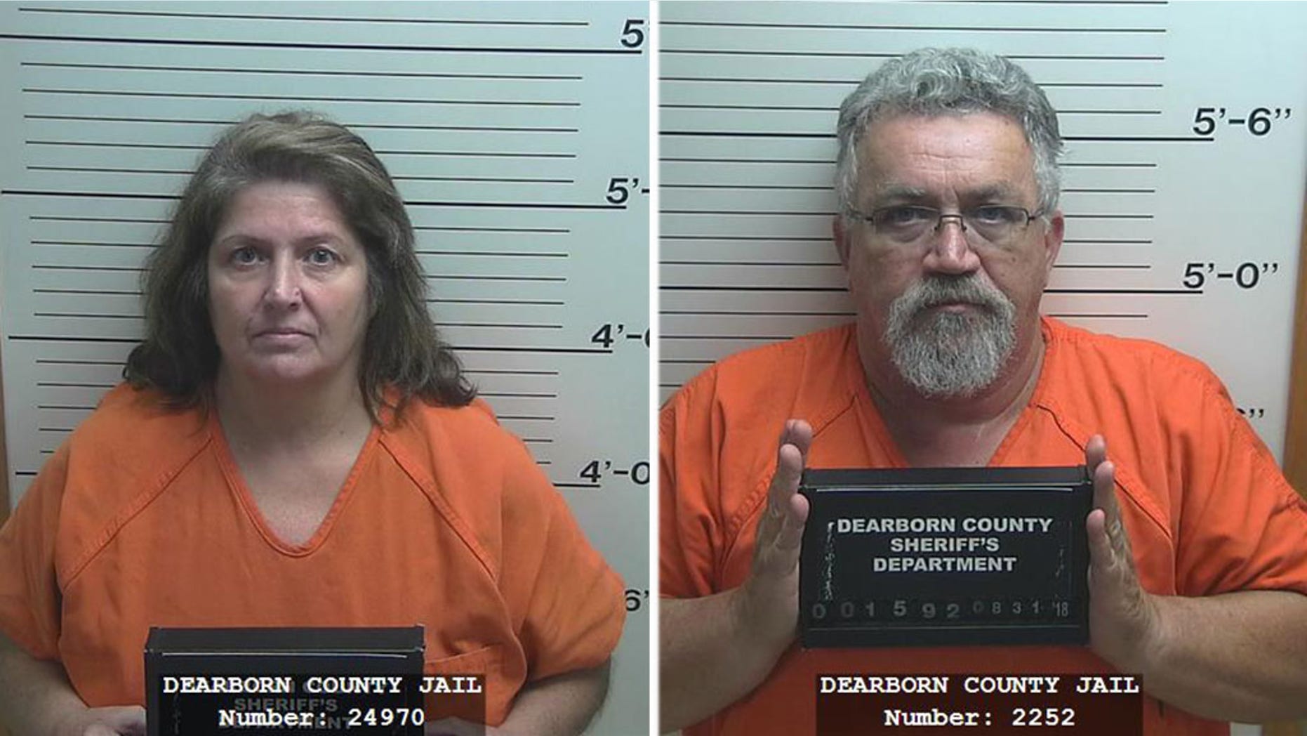Officials in Indiana leveled charges against two adults accused of abusing children in their care, some of whom were their foster children, according to reports.