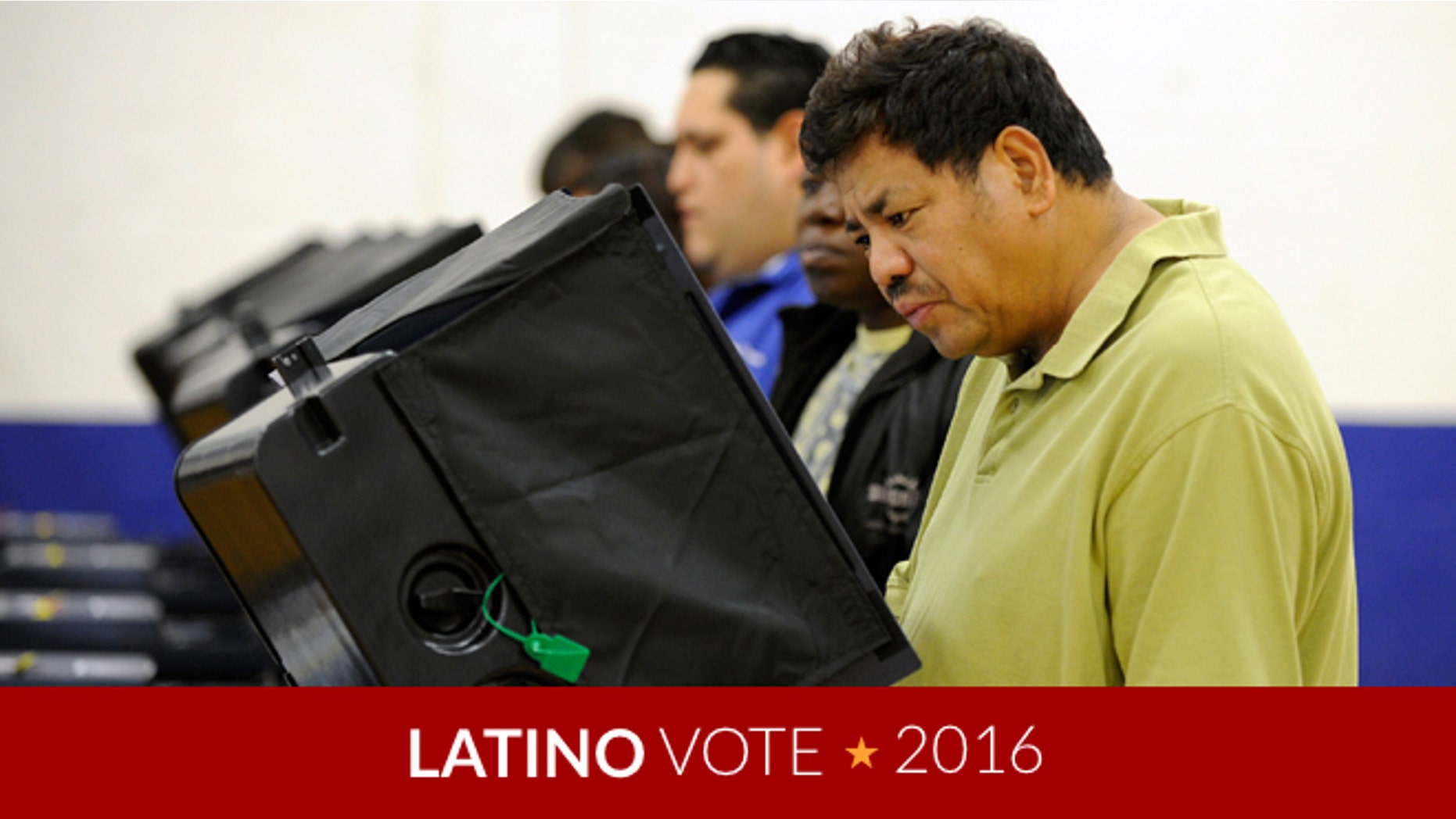 LAS VEGAS, NV - NOVEMBER 06: Antonio Escober casts his ballot at the polling station at John Fremont Middle School on November 6, 2012 in Las Vegas, Nevada. Voting is underway in the battleground state of Nevada as President Barack Obama and Republican nominee former Massachusetts Gov. Mitt Romney remain in a virtual tie in the national polls. (Photo by David Becker/Getty Images)