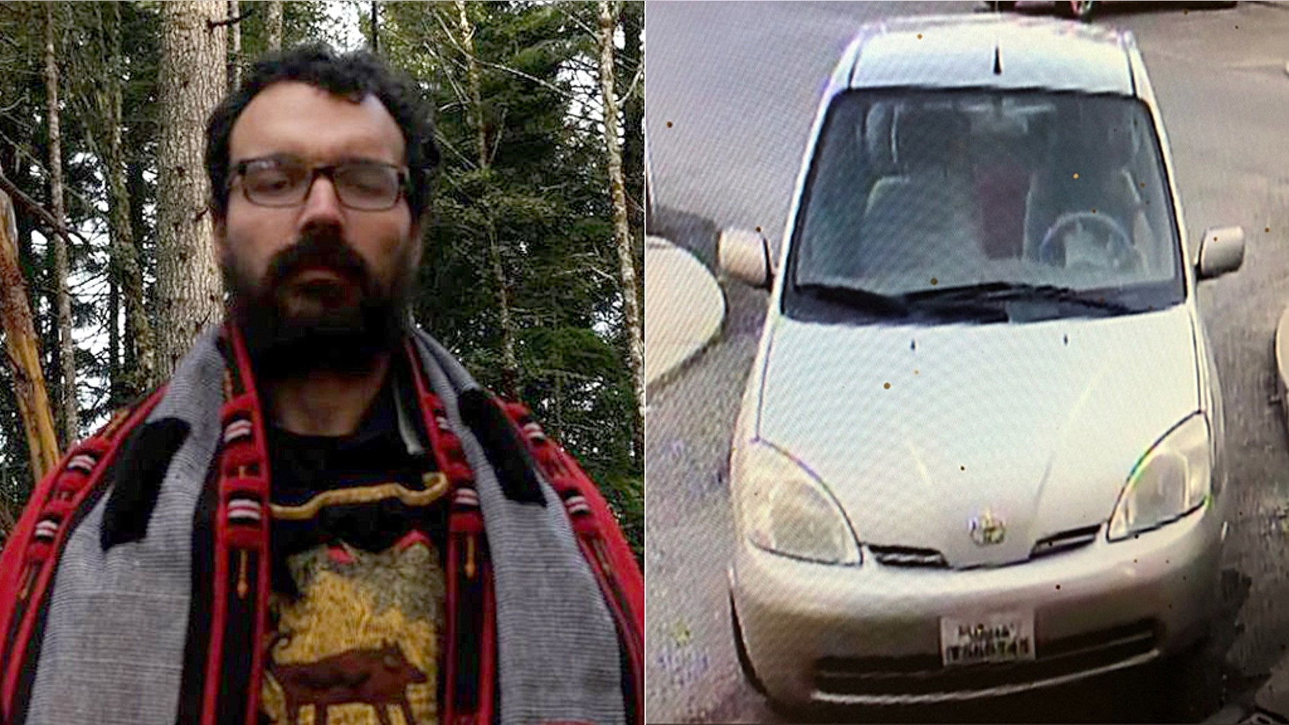 Domenic Micheli left in a older model small silver Toyota Prius or Yaris after hacking his ex-boss to death with a hatchet, according to police.
