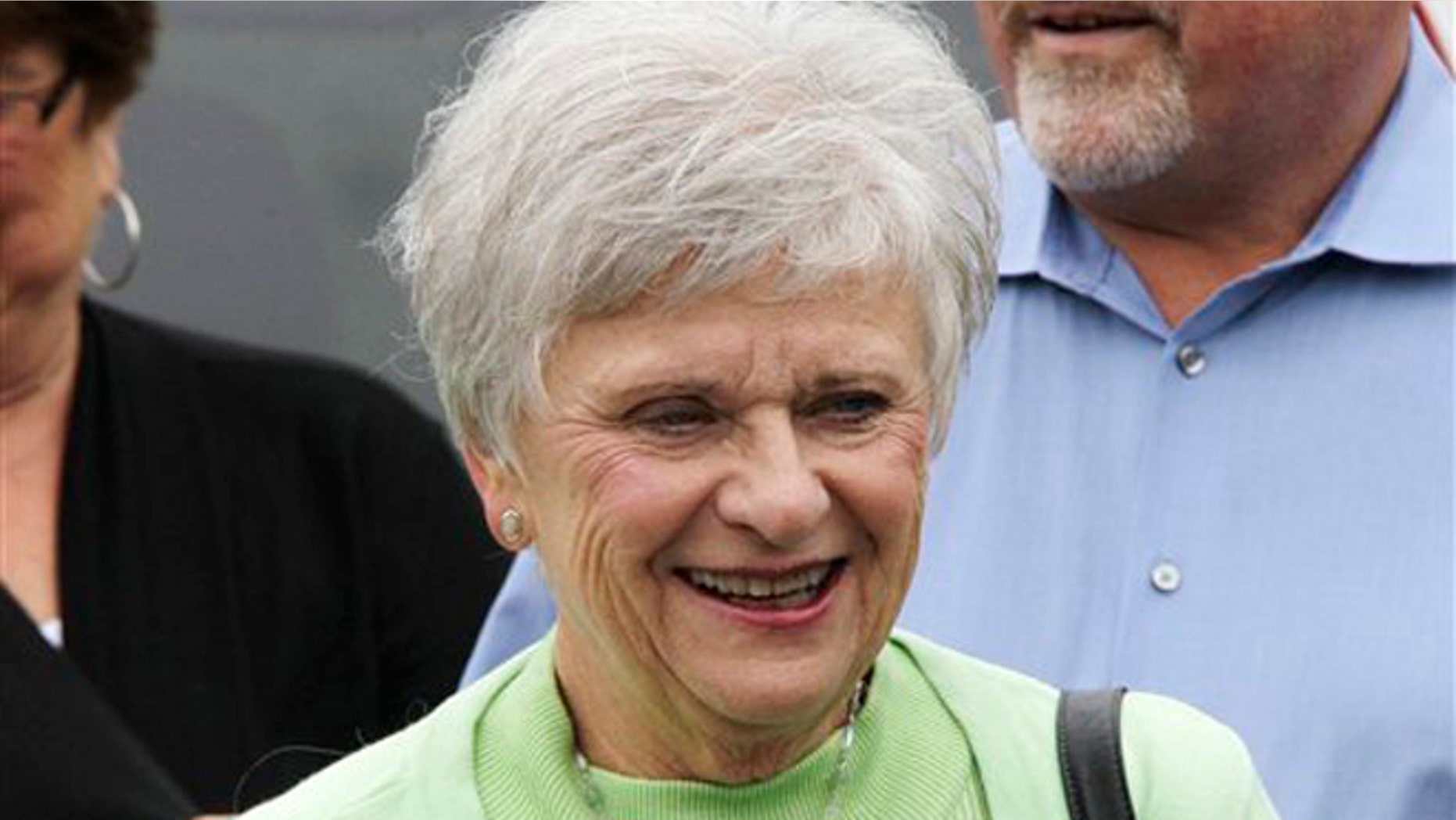 June 19, 2012: Dorothy Sandusky, wife of former Penn State University assistant football coach Jerry Sandusky, arrives at the Centre County Courthouse in Bellefonte, Pa.