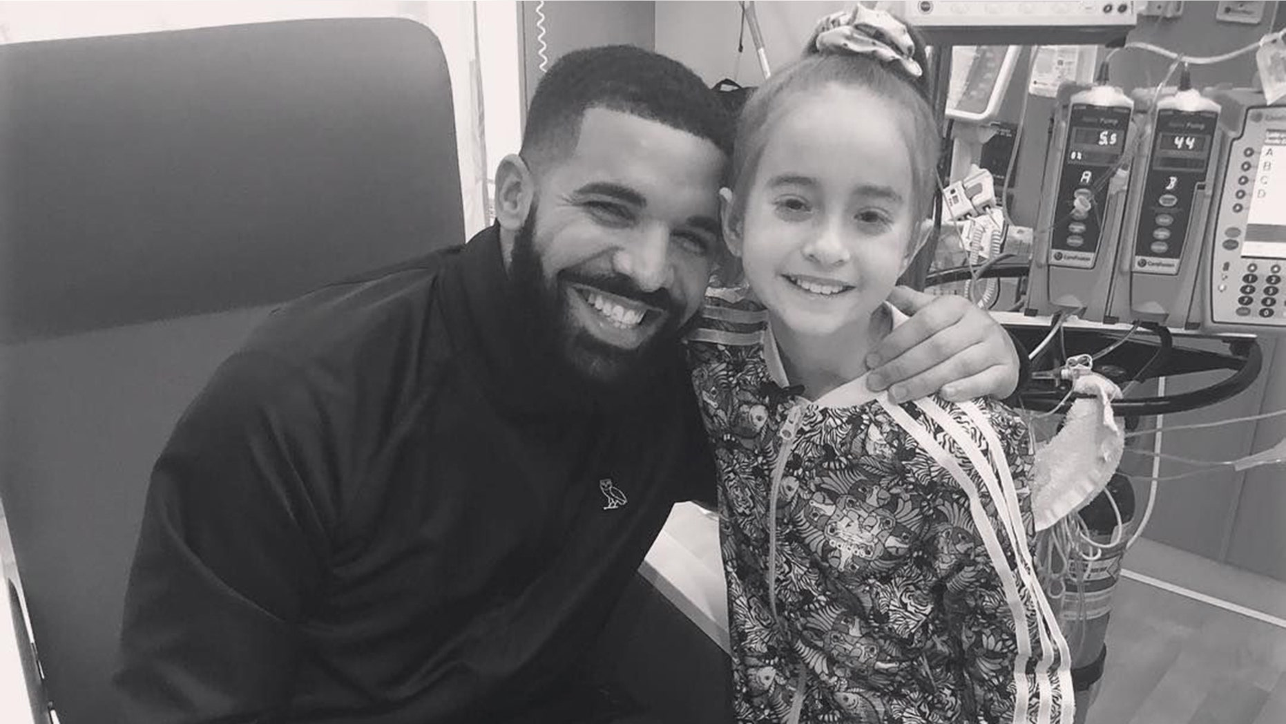 Sofia Sanchez, pictured with the rapper Drake, has found out she's getting a heart transplant.