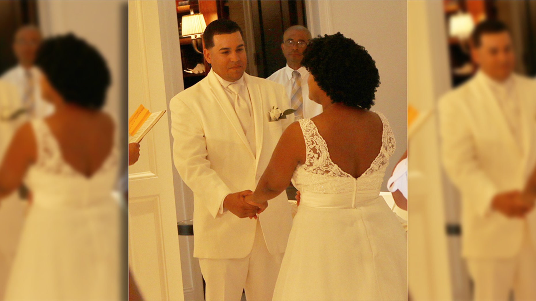 A little rain couldn't ruin one Mississippi couple's wedding day.