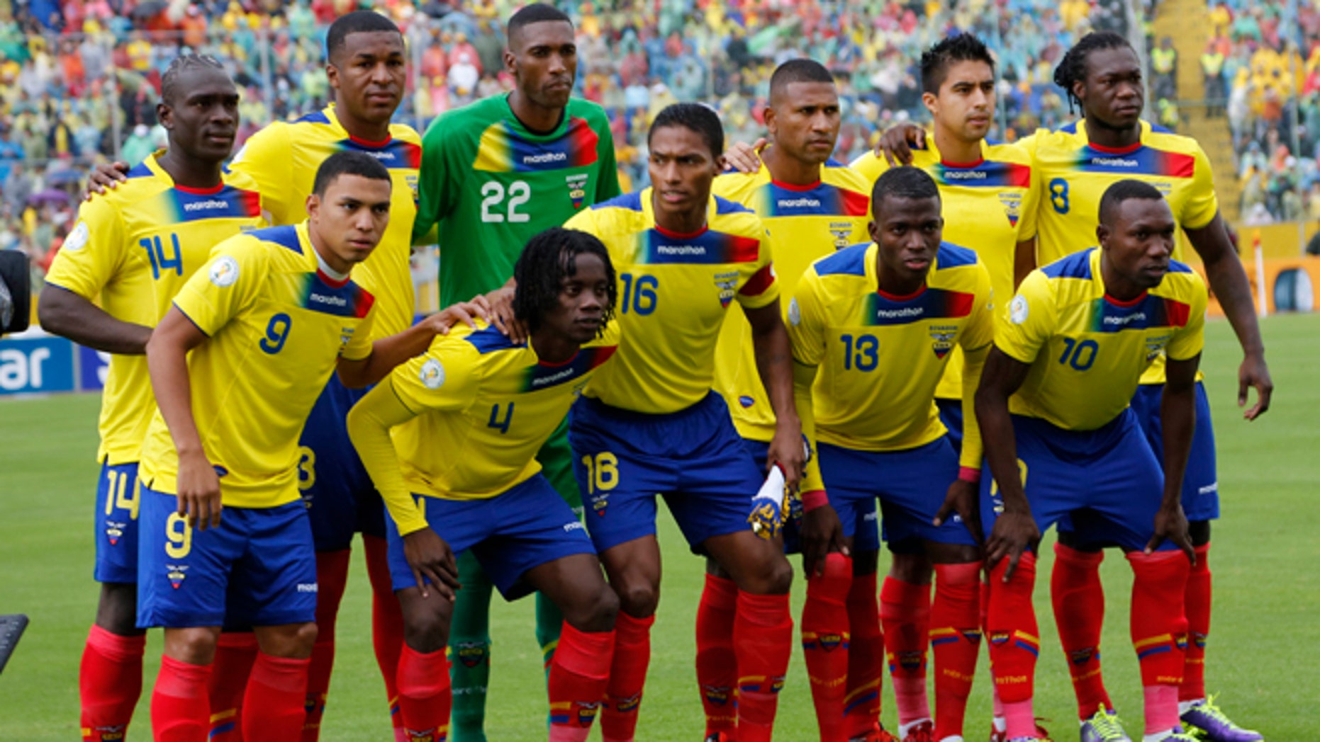 World Cup 2014 Ecuador Team Guide Fox News   ECU Team Photo World Cup 