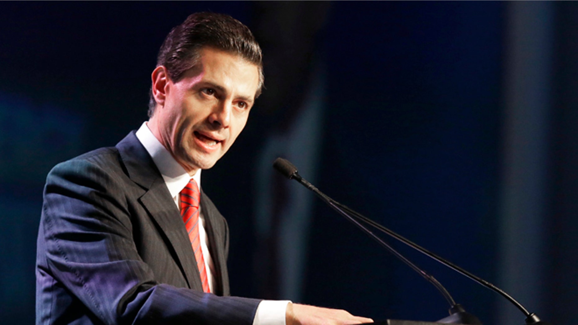 Mexican President Enrique Peña Nieto on Feb. 22, 2016.
