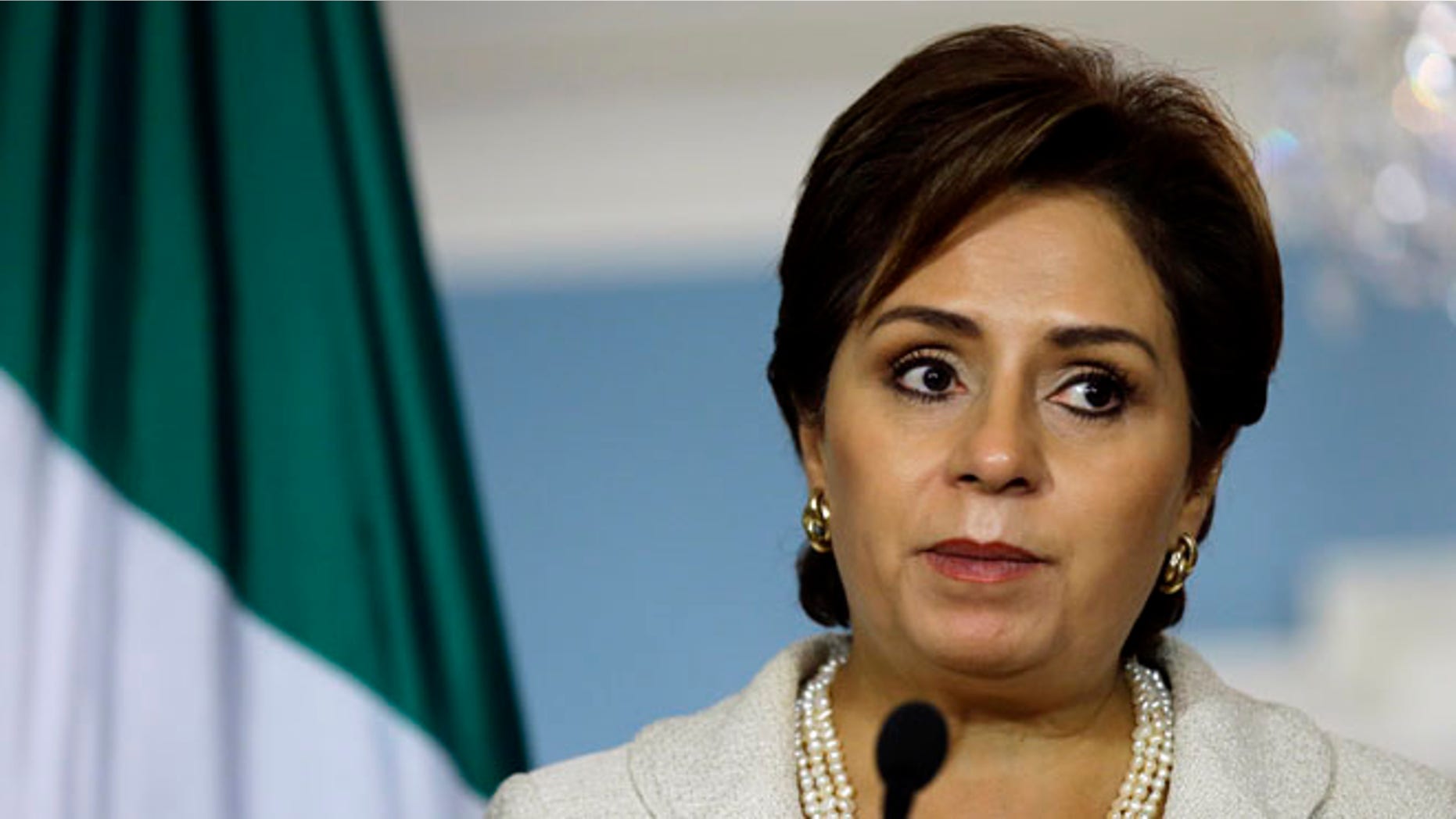 Mexican Foreign Minister Patricia Espinosa in a 2012 file photo.
