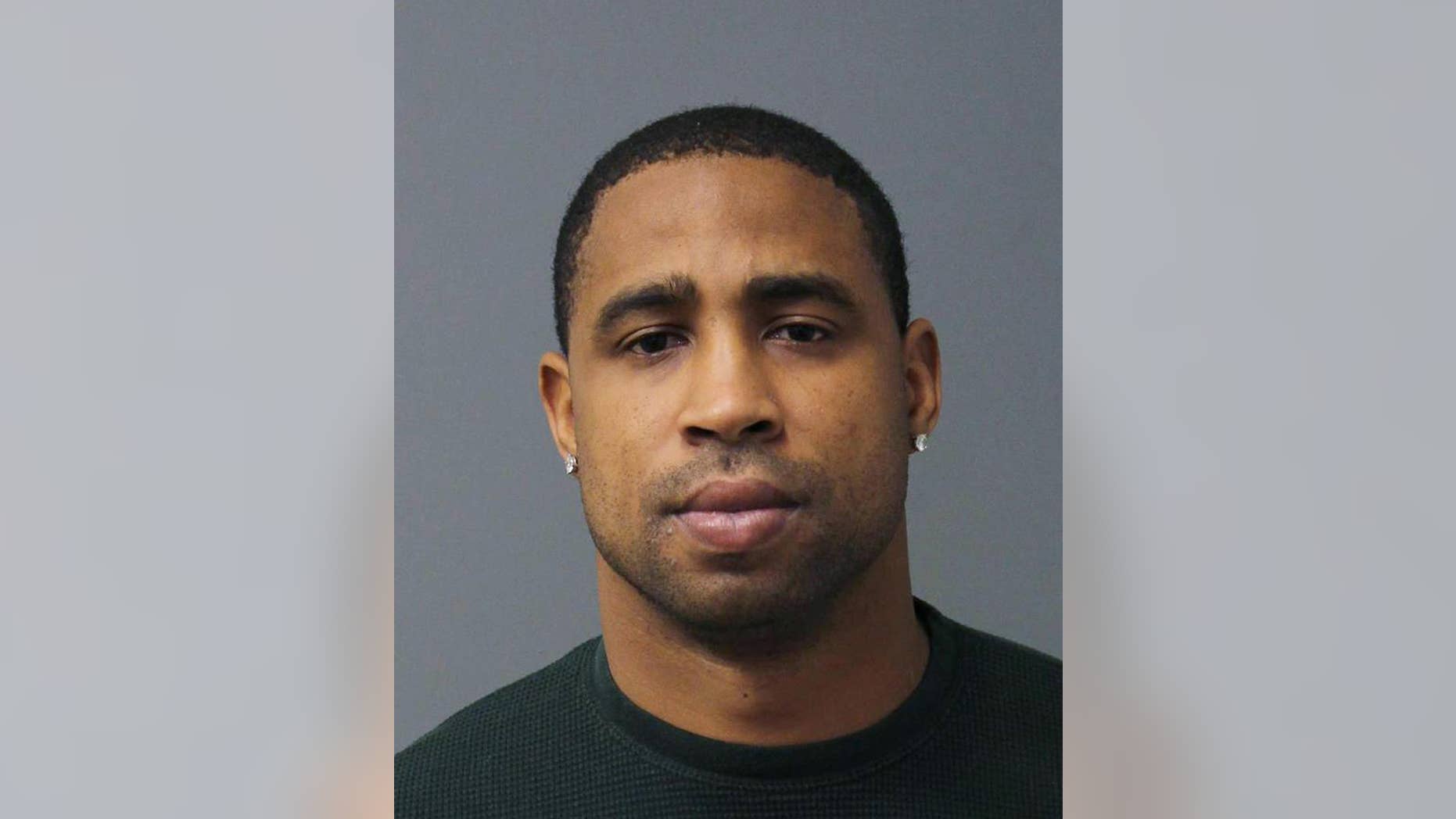 This photo provided by the Loudoun County Sheriff's Office shows former Washington Redskins cornerback Fred Smoot. Smoot has been charged with misdemeanor domestic assault following a weekend altercation. The Loudoun County Sheriff’s Office said Smoot was arrested after a woman called police Sunday and said that her boyfriend had grabbed her during an altercation in an Ashburn home. (AP Photo/Loudoun County Sheriff's Office)