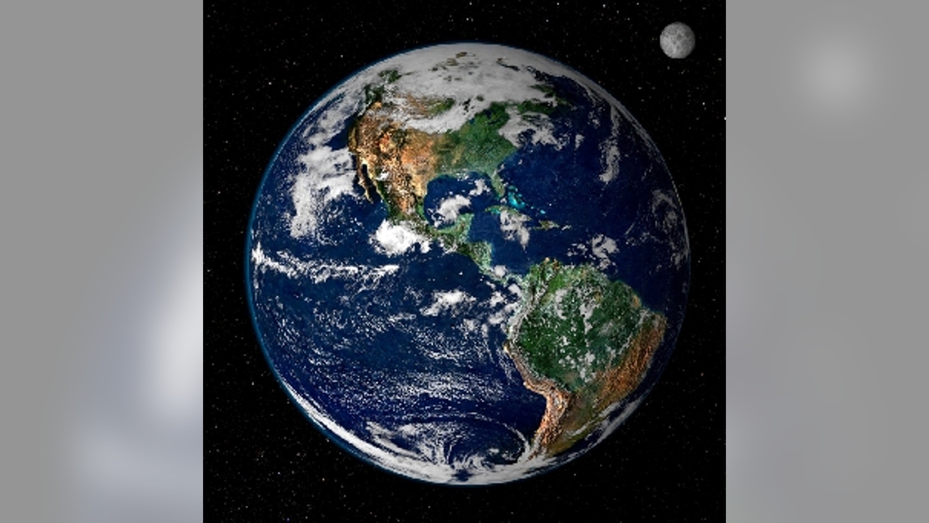 Earth's climate has enabled life to evolve on our planet. Life, in turn, has had effects on the climate. Credit: Reto Stöckli, Nazmi El Saleous, and Marit Jentoft-Nilsen, NASA GSFC