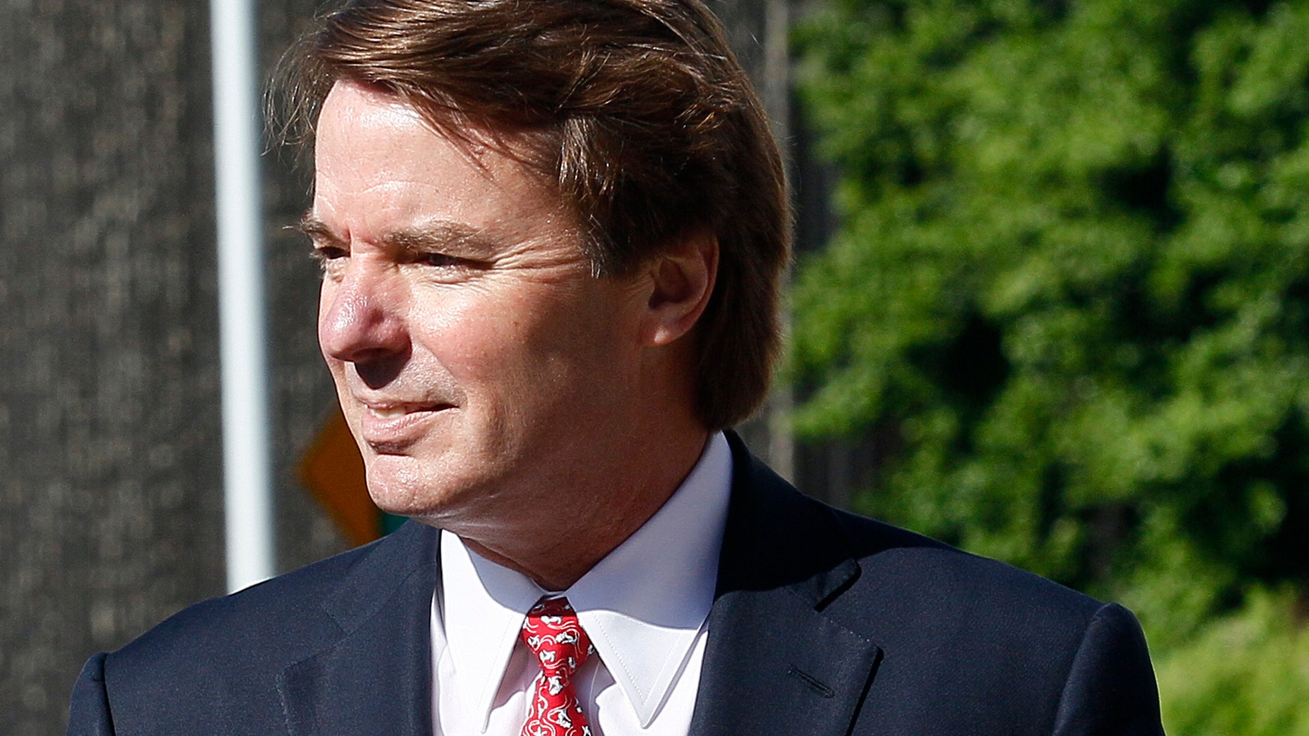 May 10: Former presidential candidate and Sen. John Edwards arrives at a federal courthouse in Greensboro, N.C.