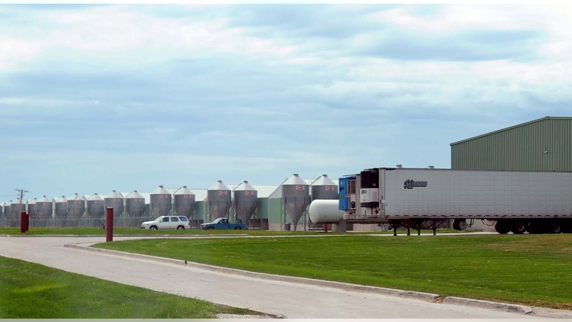 Aug. 20, 2010: Photo shows a Wright Egg facility near Galt, Iowa, that was linked to a nationwide salmonella outbreak.