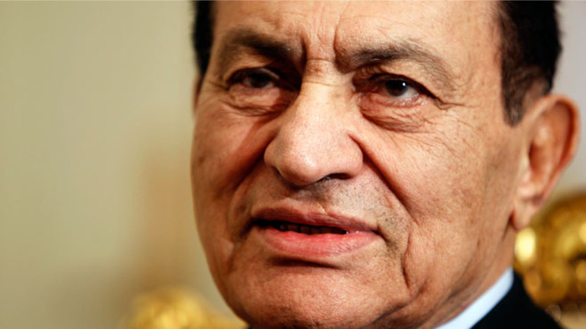 Egyptian President Hosni Mubarak