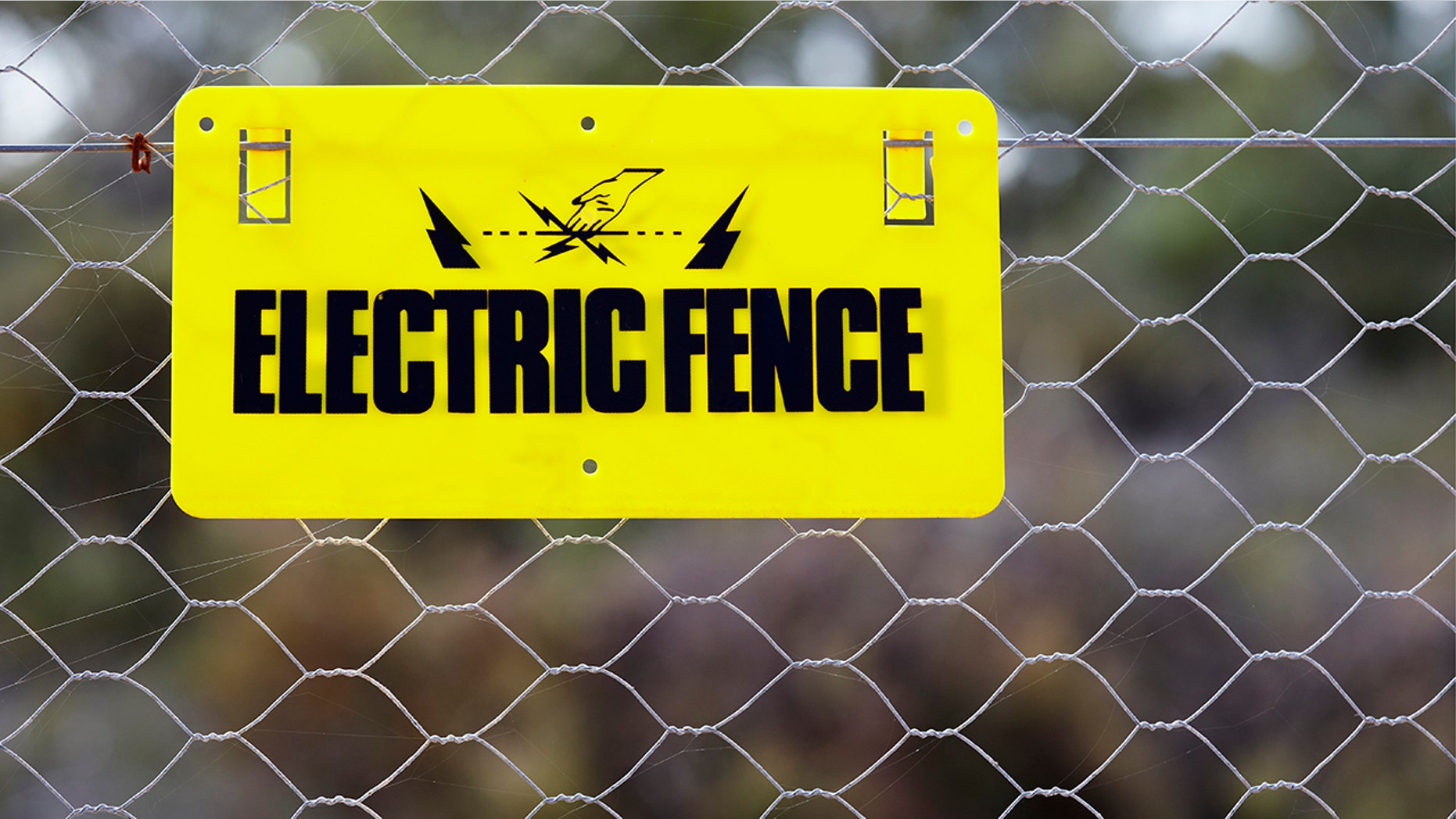 The man said he erected the fence because "nothing stops people."