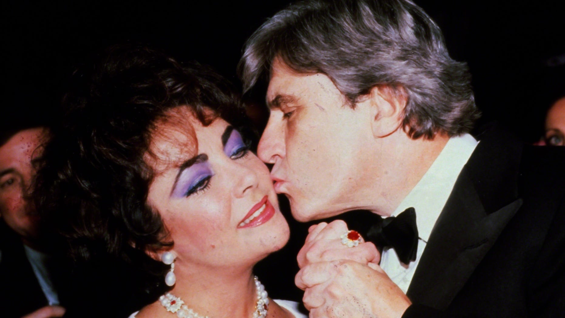 Elizabeth Taylor and Senator John Warner