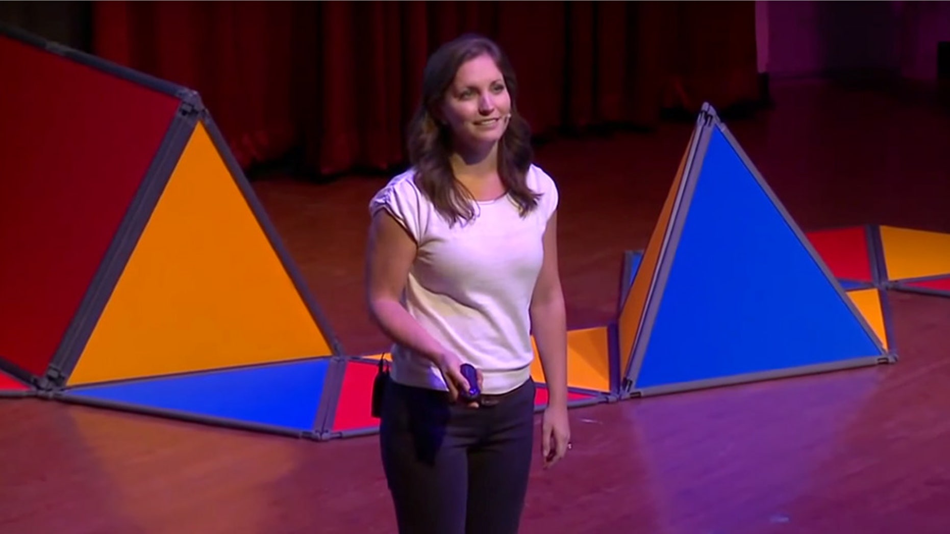 Emily Lindin addresses a TedxYouth event in Toronto in 2013.