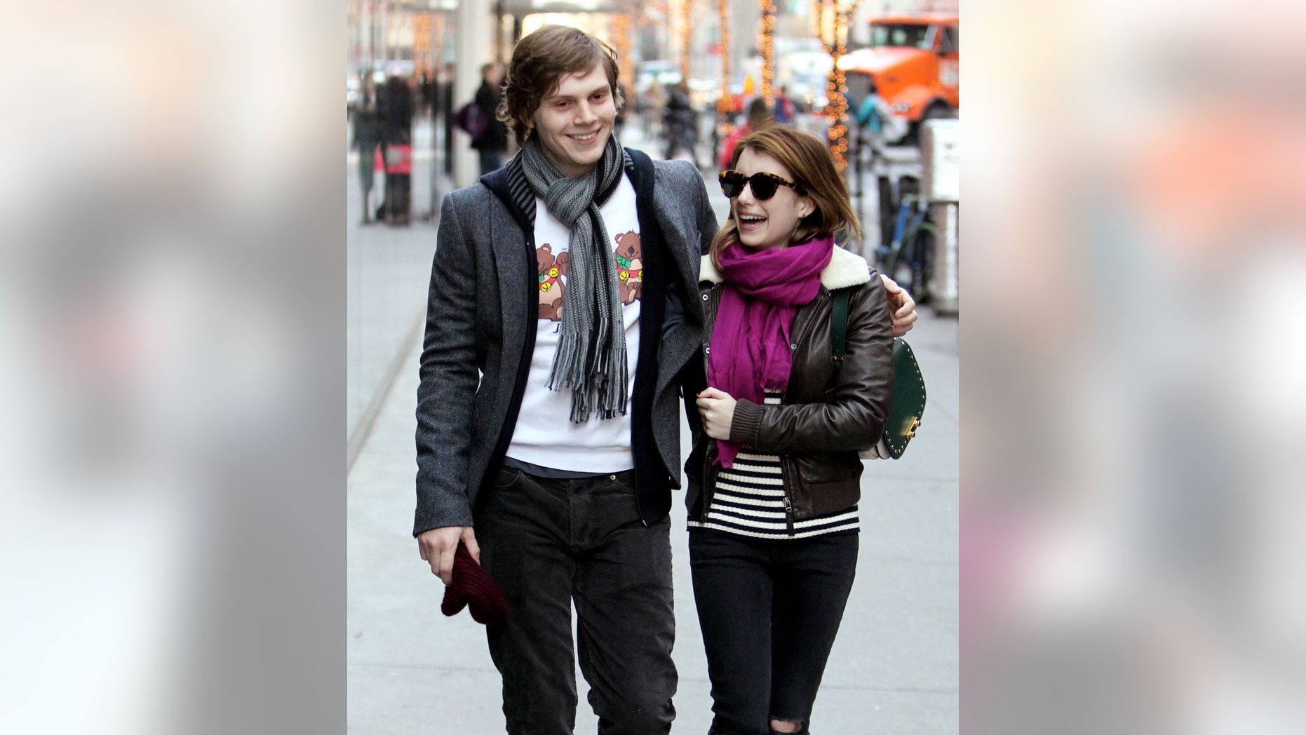 Evan Peters and Emma Roberts (pictured) have reportedly broken up for the third time since their engagement in 2013.