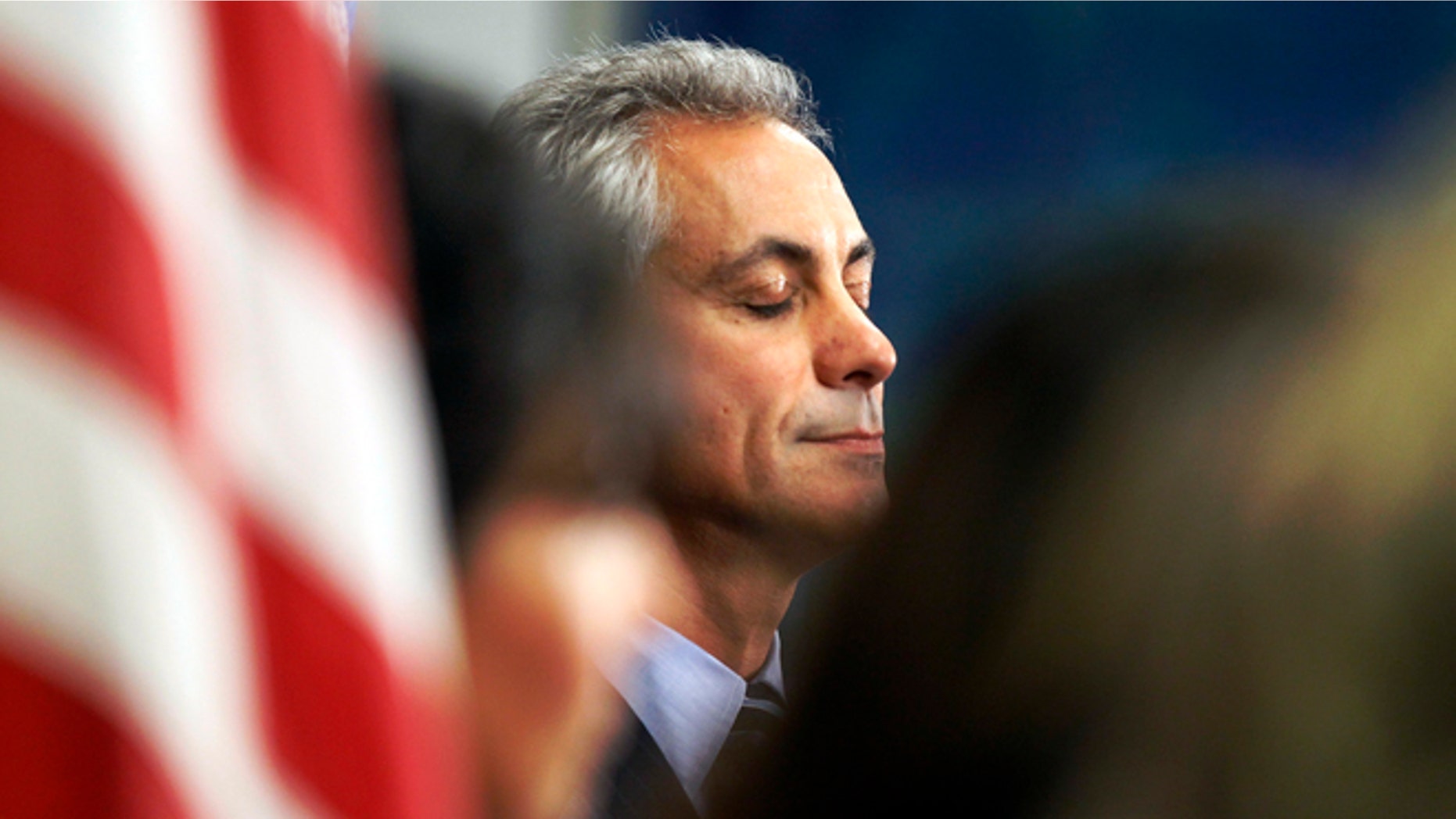 Sept. 18: Chicago Mayor Rahm Emanuel closes his eyes during a news conference after the Chicago Teacher's Union House of Delegates voted to suspend their strike against the school system in Chicago.
