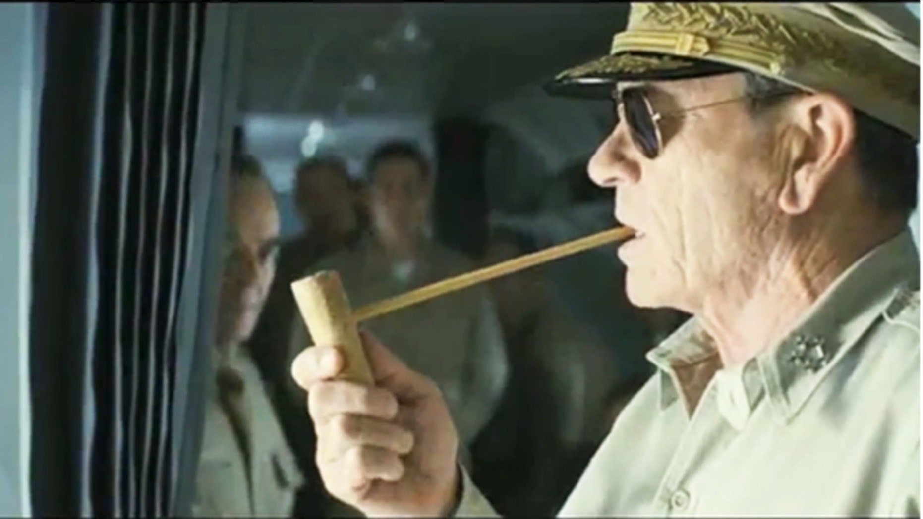 Tommy Lee Jones is shown in the film "Emperor."